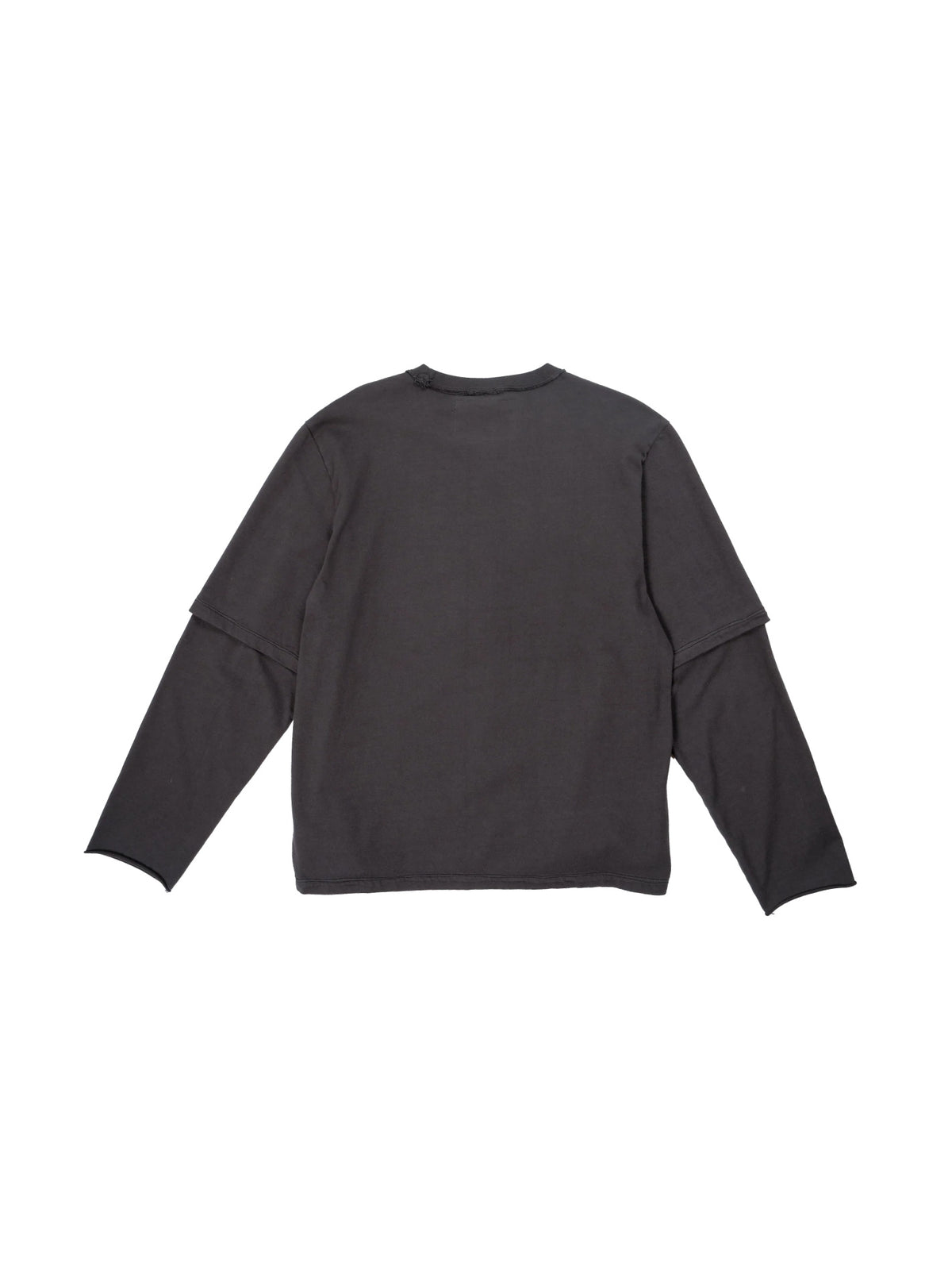 Big Tee Double Sleeve Dark Grey