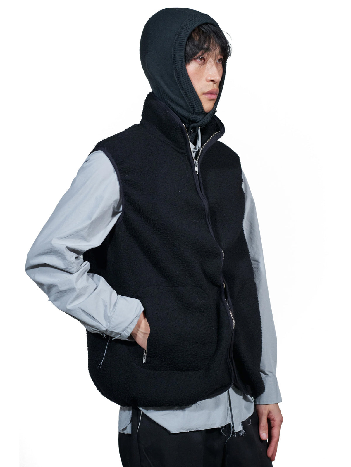 Fleece Vest Black