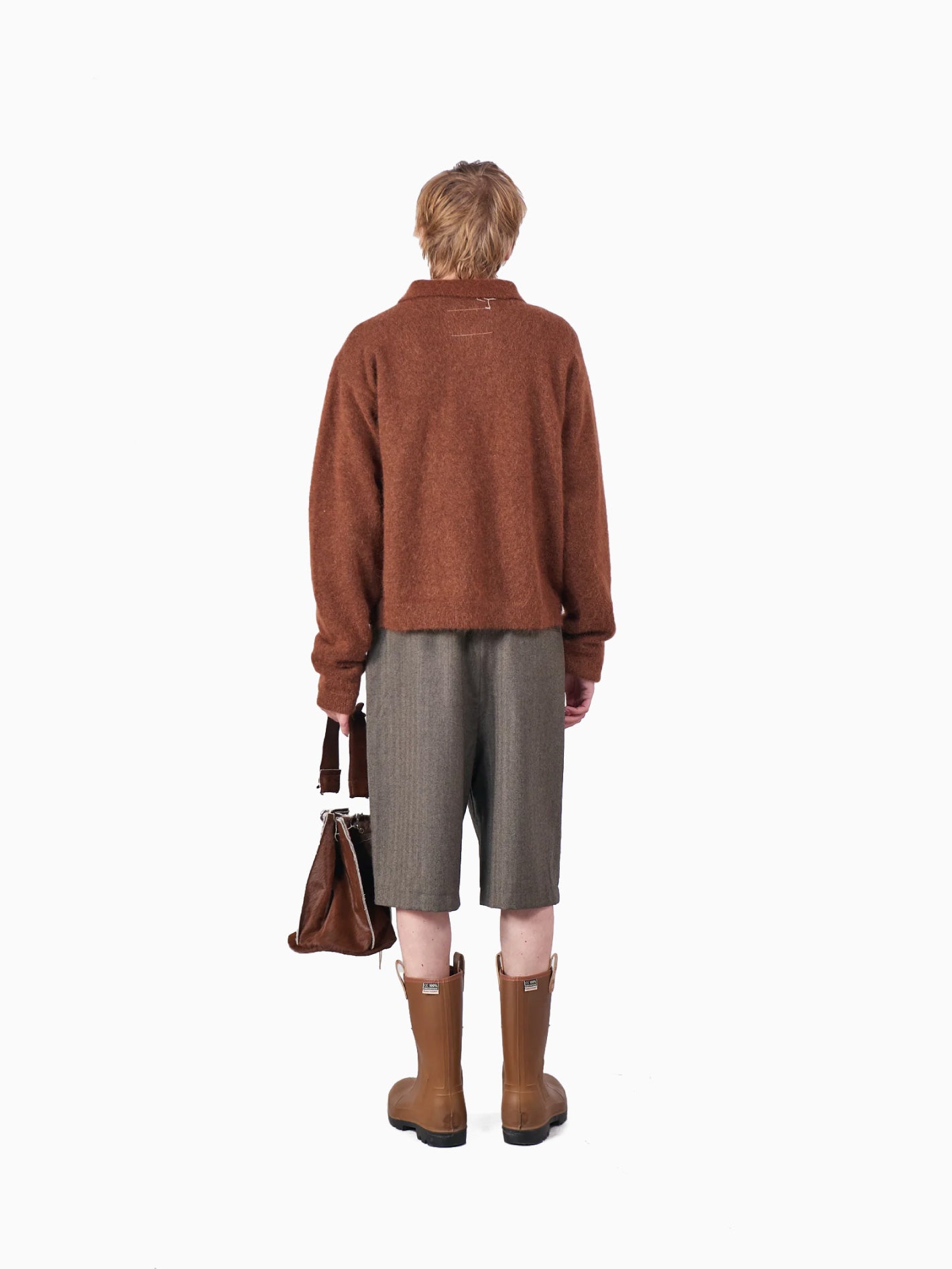 Hairy Cardigan Brown