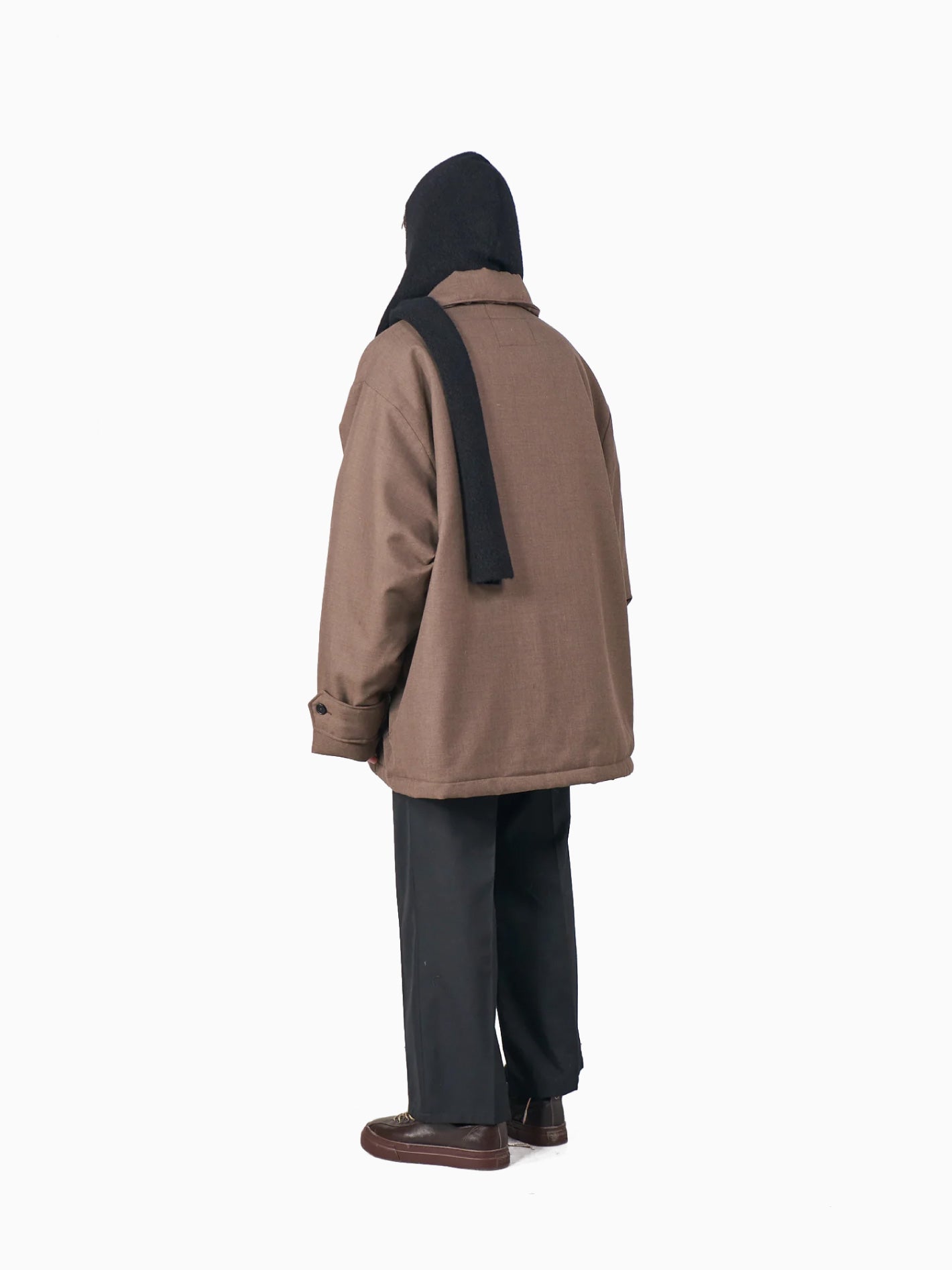 Padded Peacoat Mack Brown