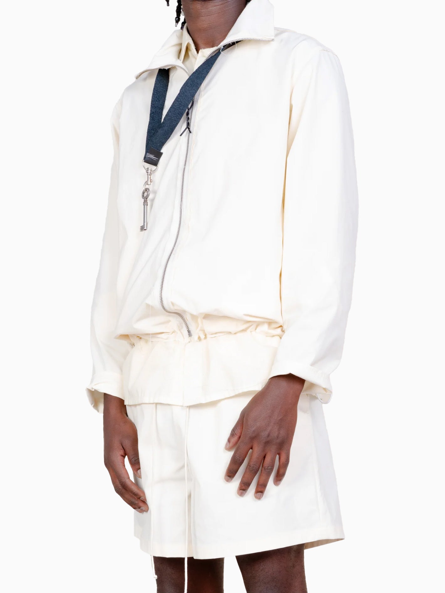 Track Jacket Technical Nylon Light Yellow