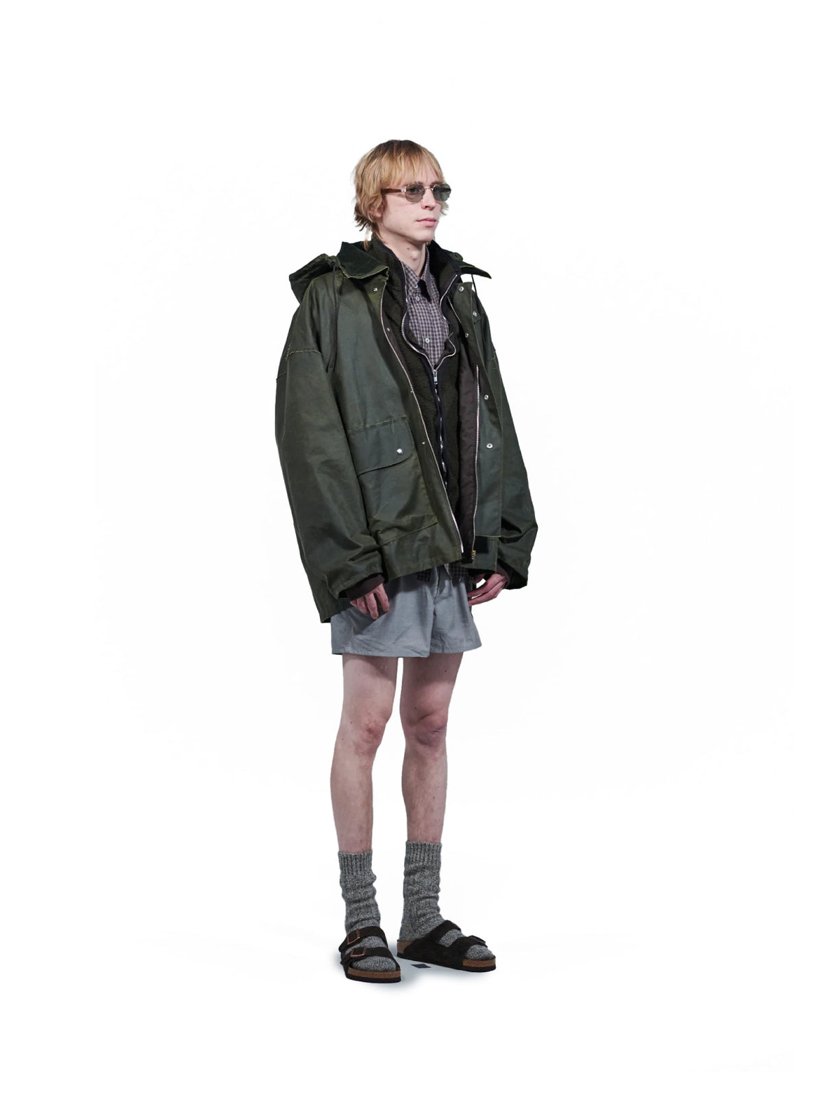 Waxed Outdoor Jacket Green