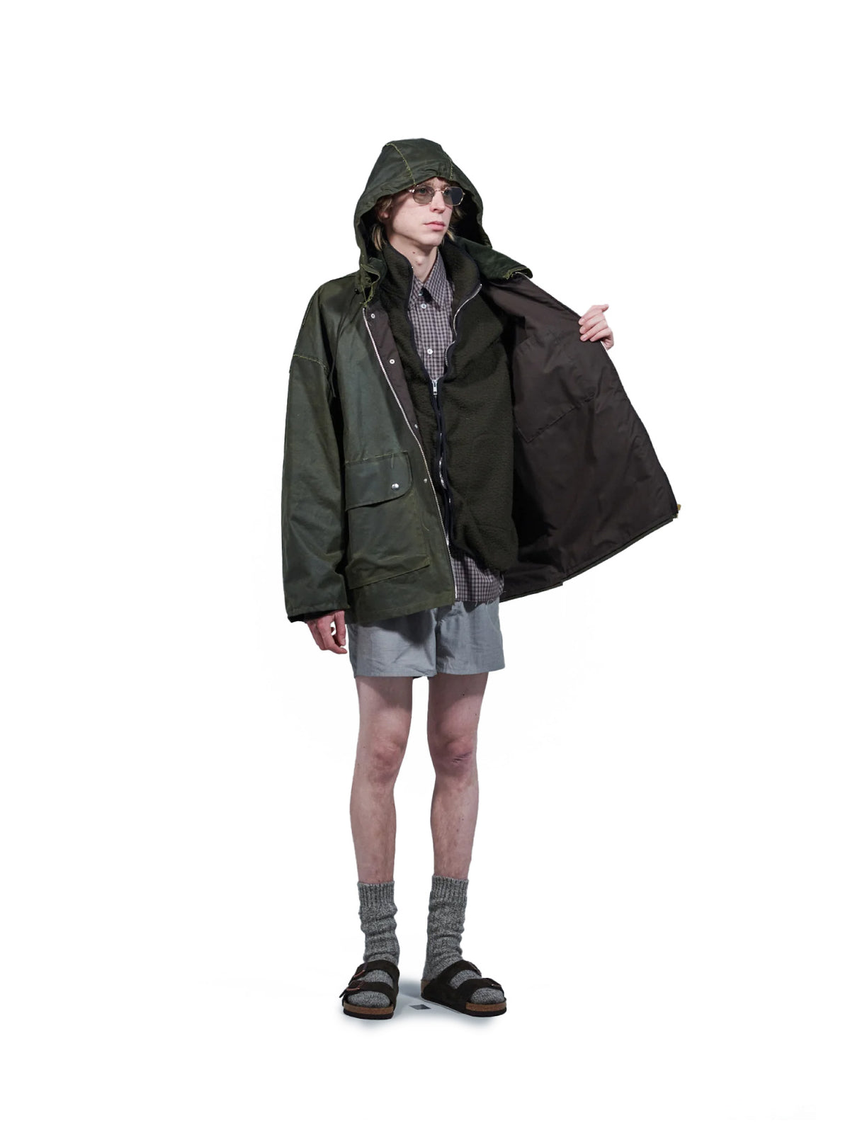Waxed Outdoor Jacket Green