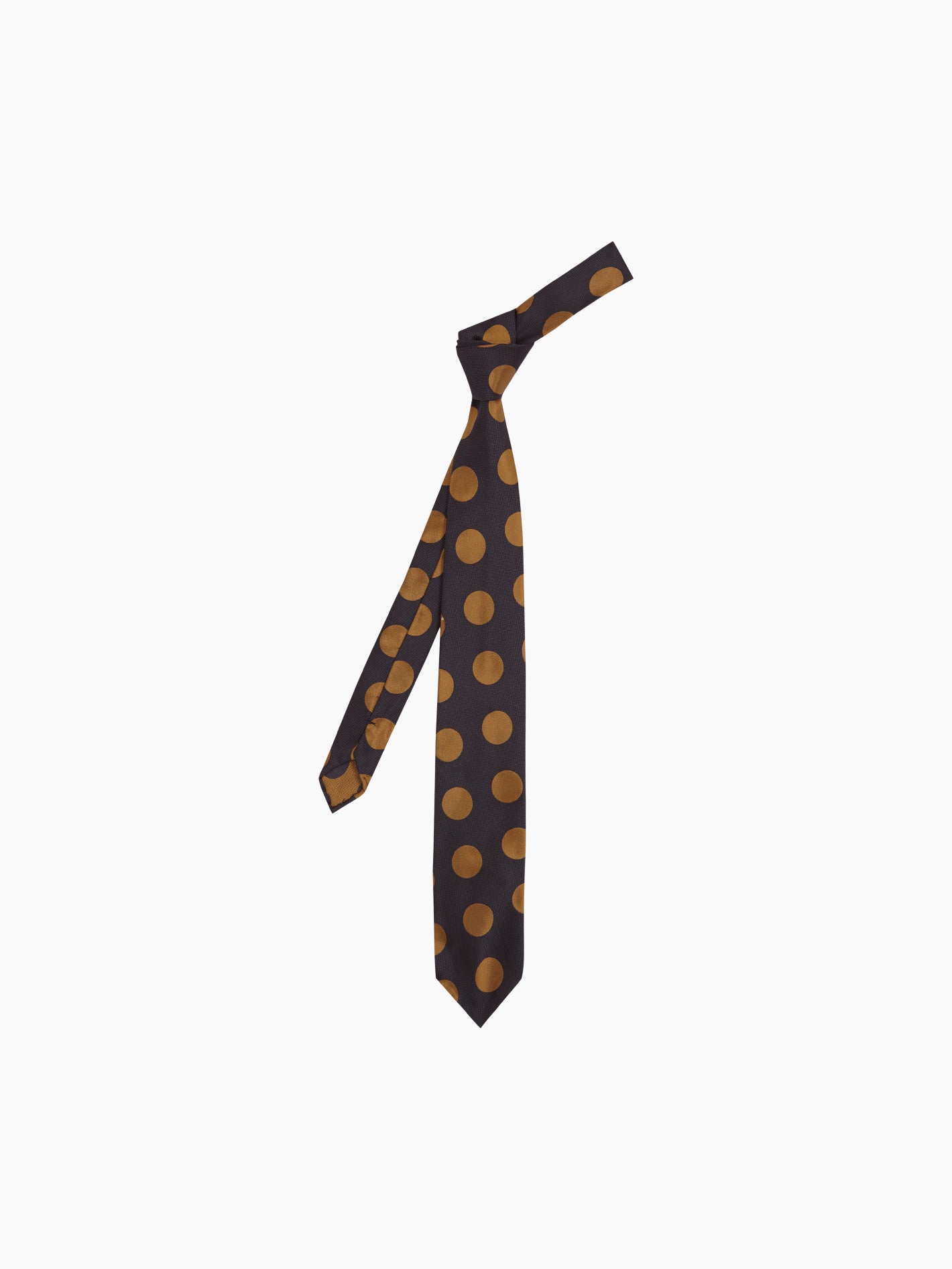 Blue Gold Dots CM Tie