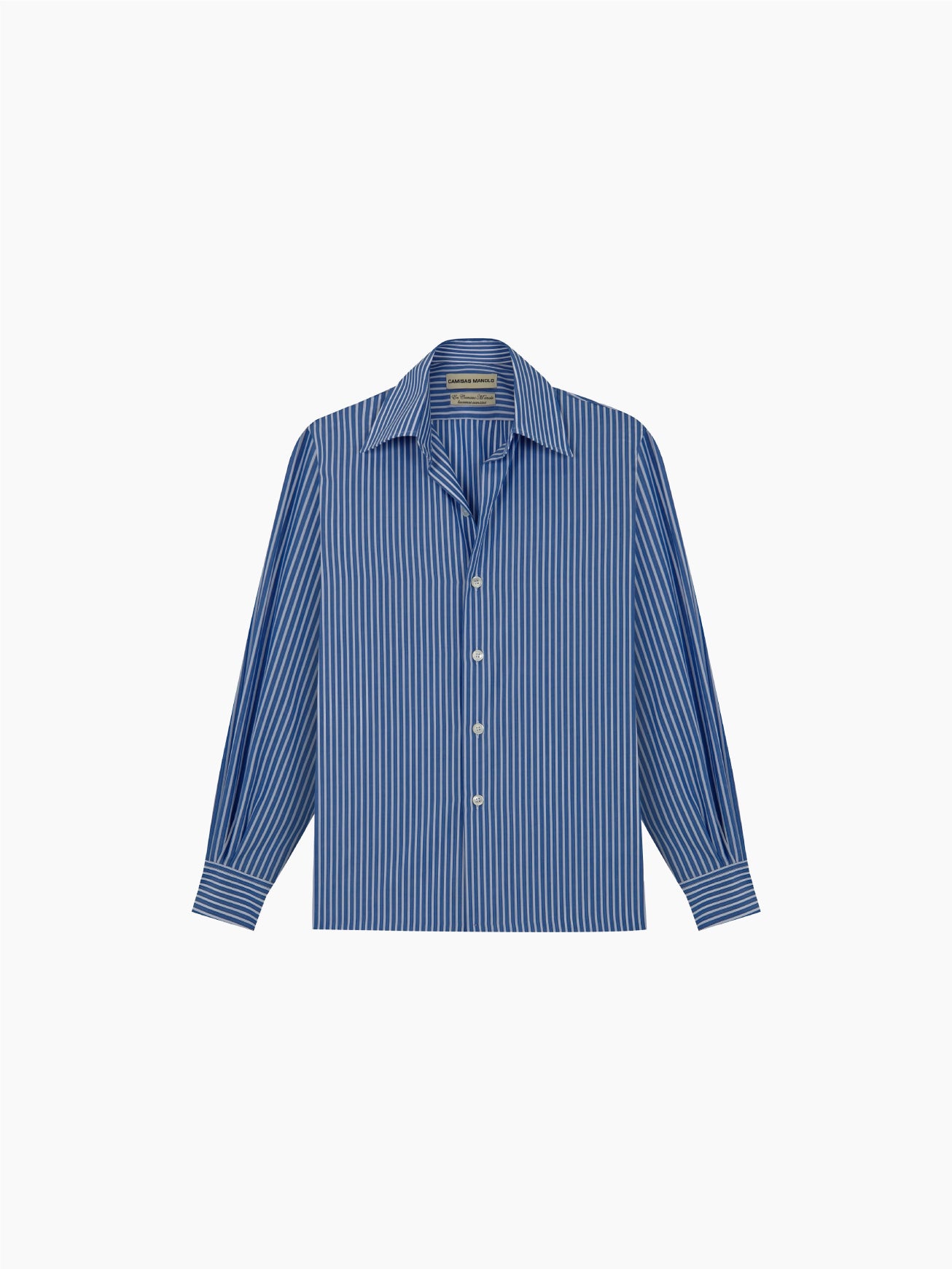 Dark Blue/White Stripes Camisa Shirt