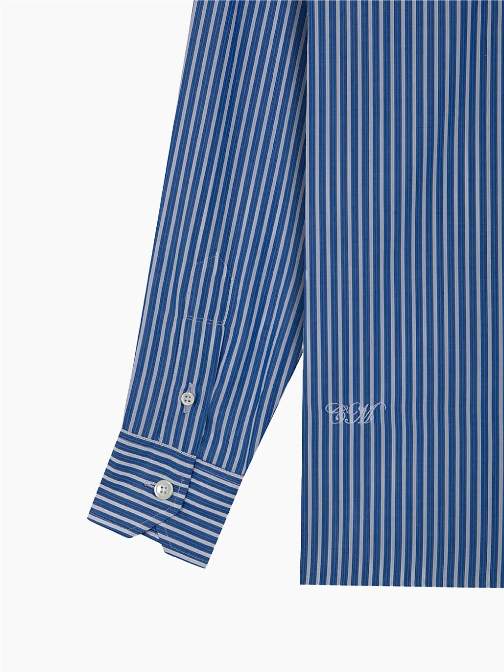 Dark Blue/White Stripes Camisa Shirt