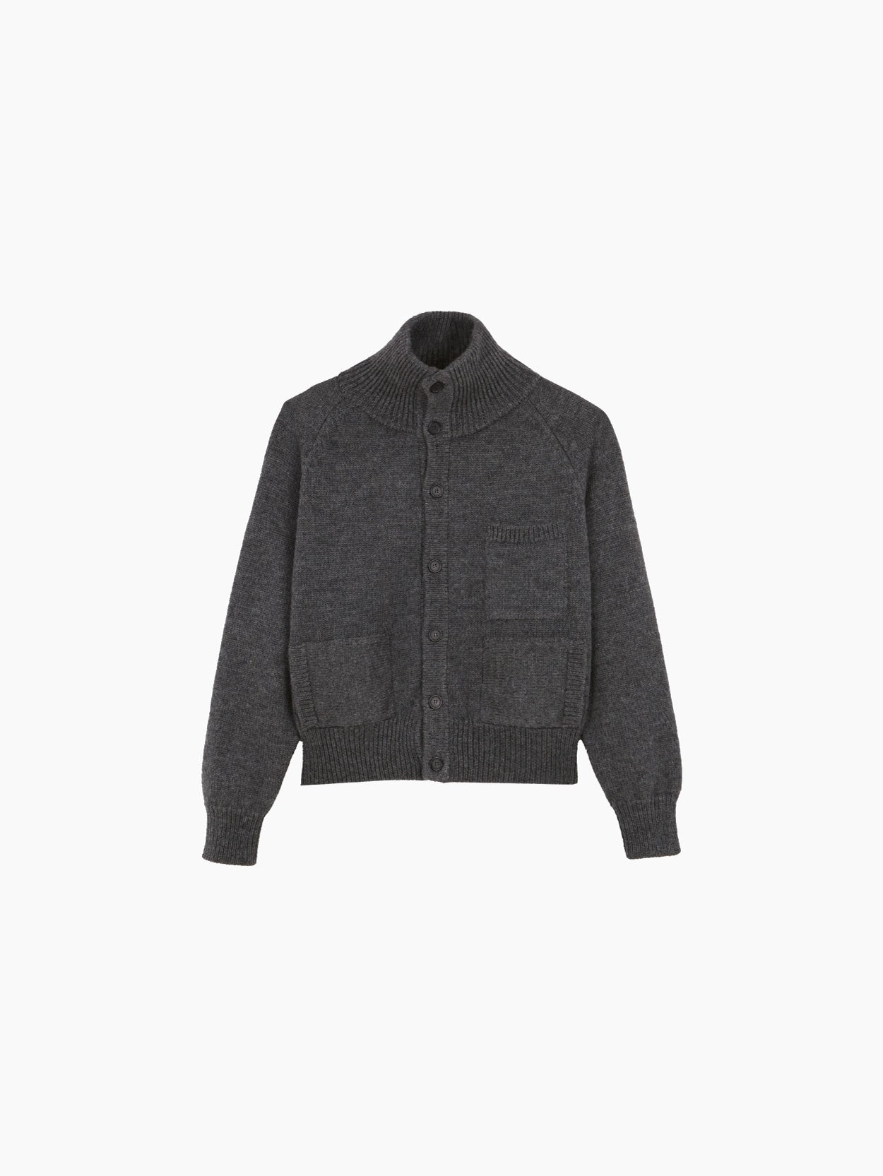 Grey Knitted Jacket