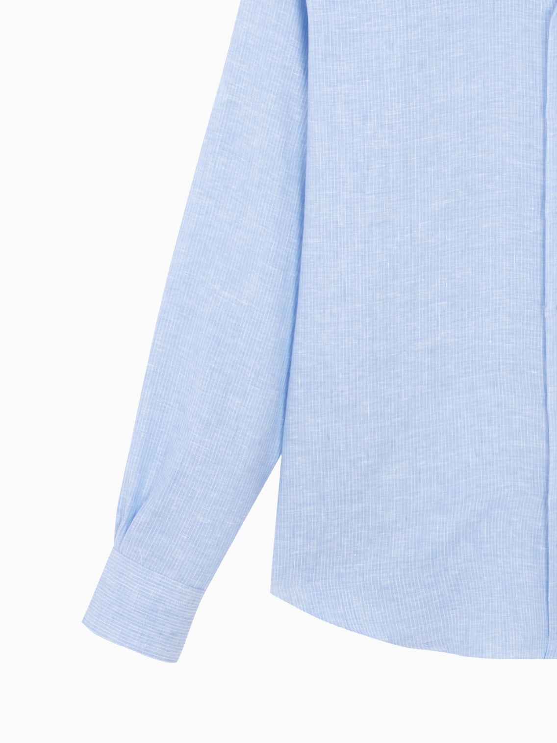 Light Blue White Stripes Normal Shirt