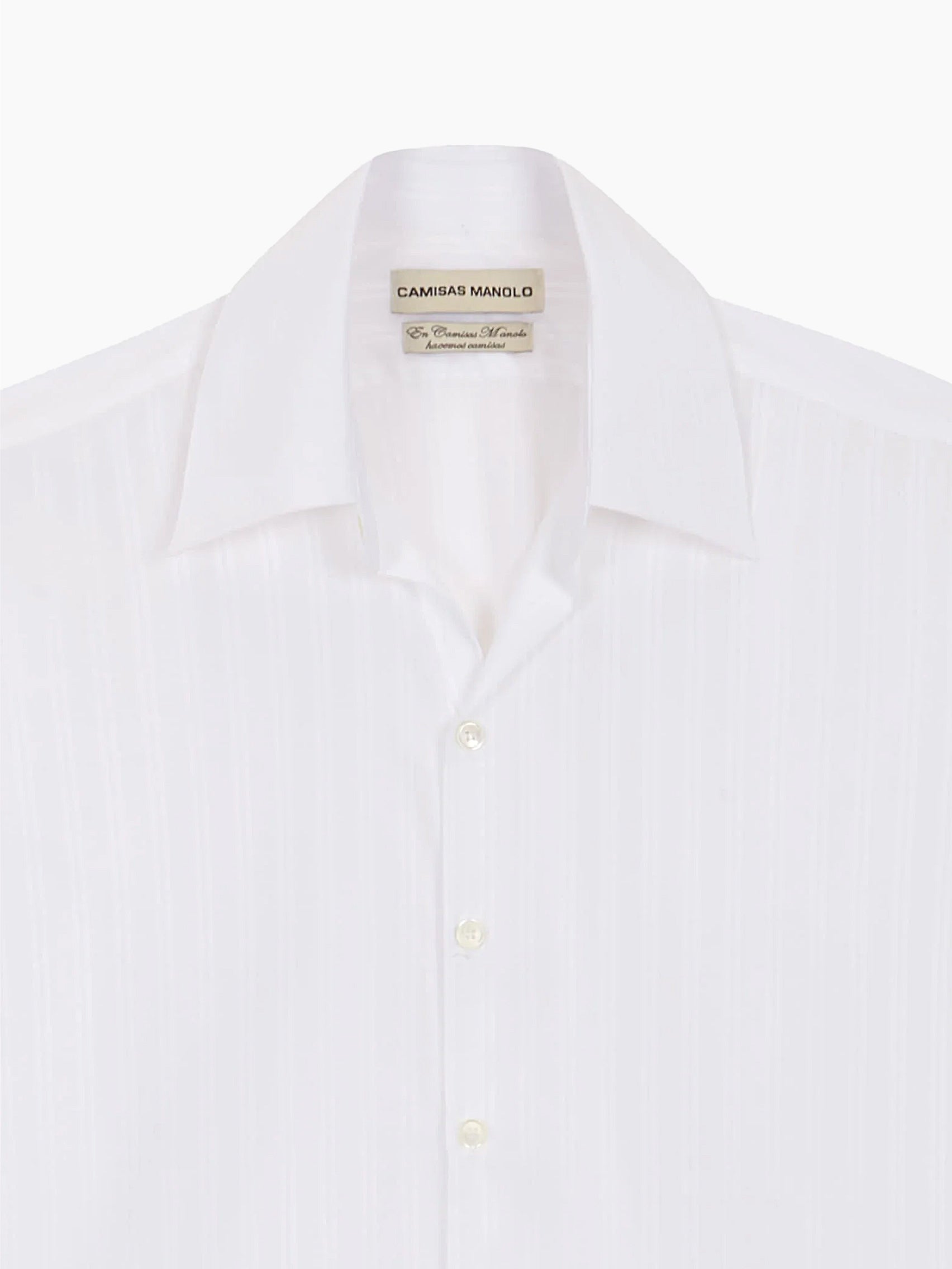 White White Stripes Normal Shirt