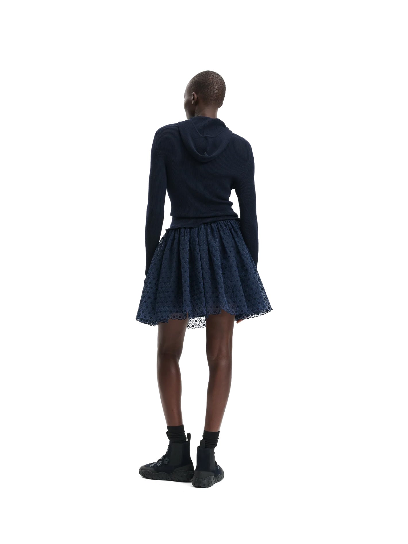 Belma Hoodie Fine Merino Navy