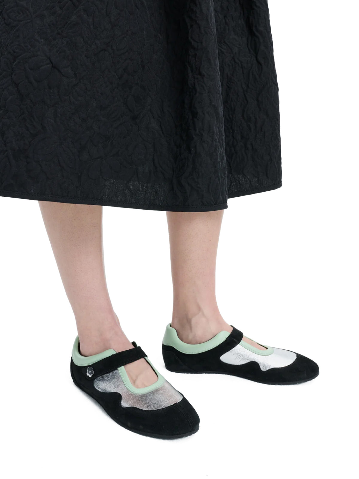 Cosmo Sneakers Black/Silver/Mint