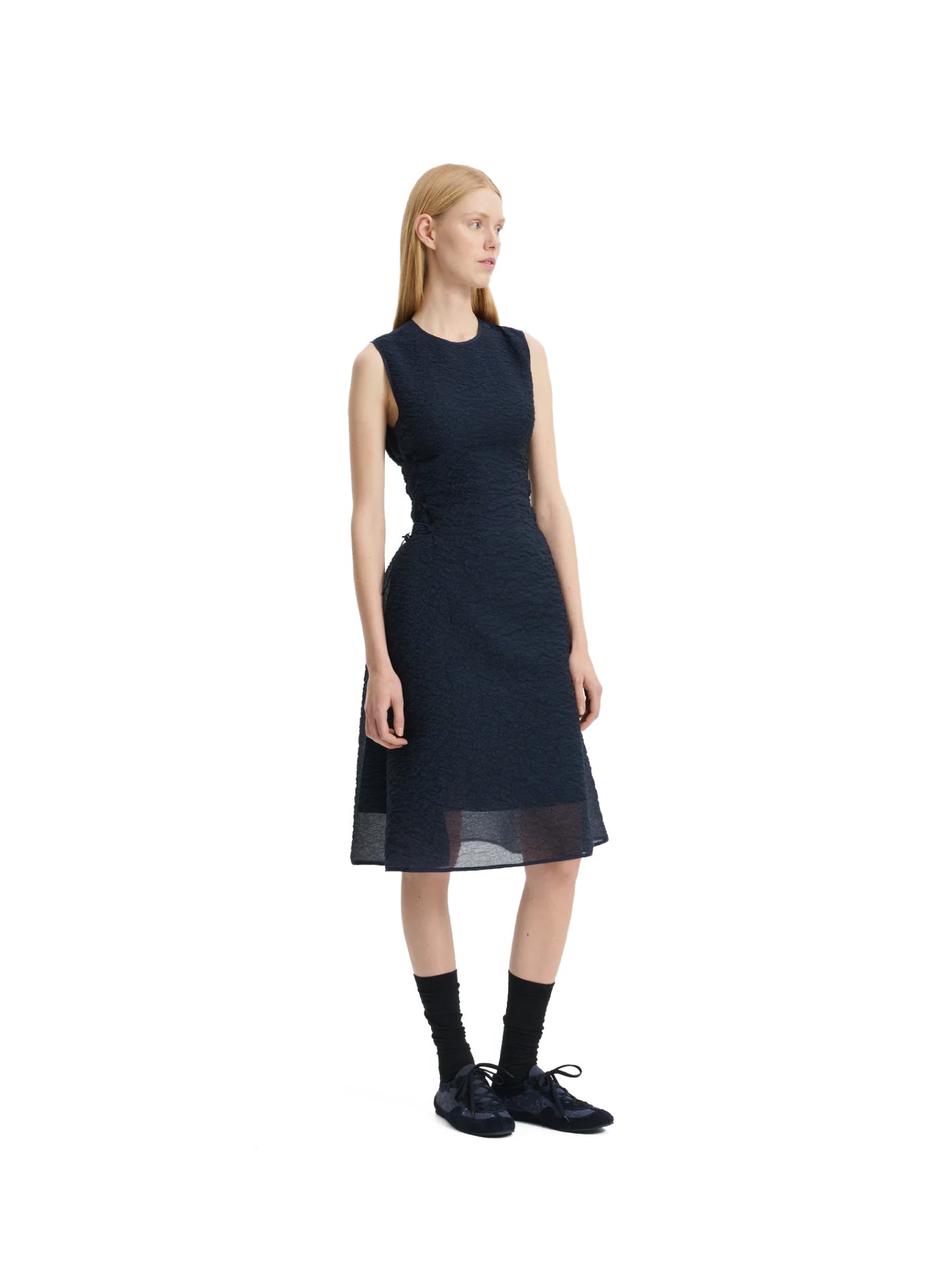 Floria Dress Navy