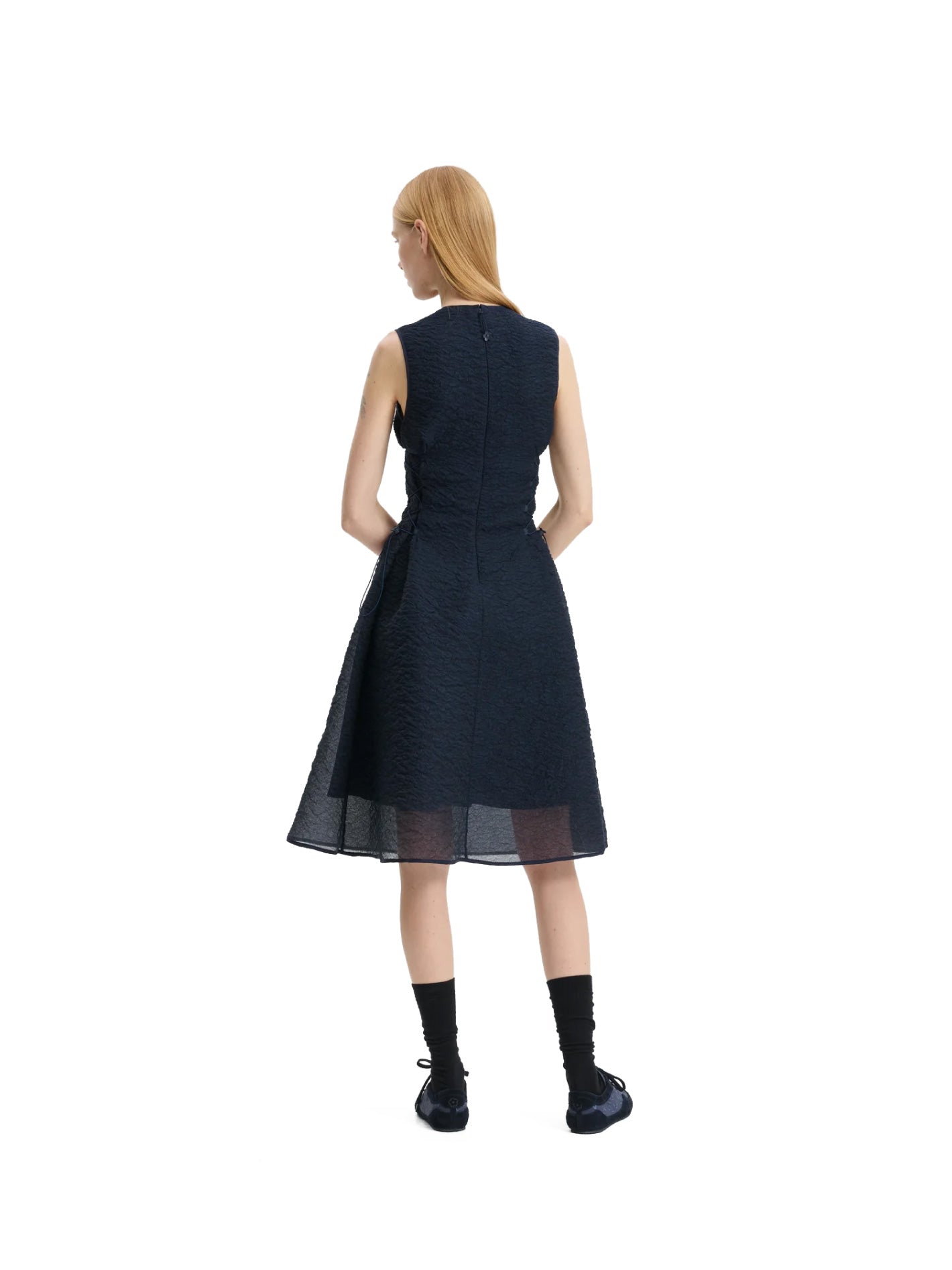 Floria Dress Navy
