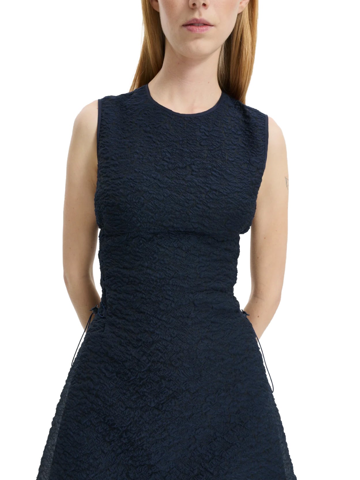 Floria Dress Navy