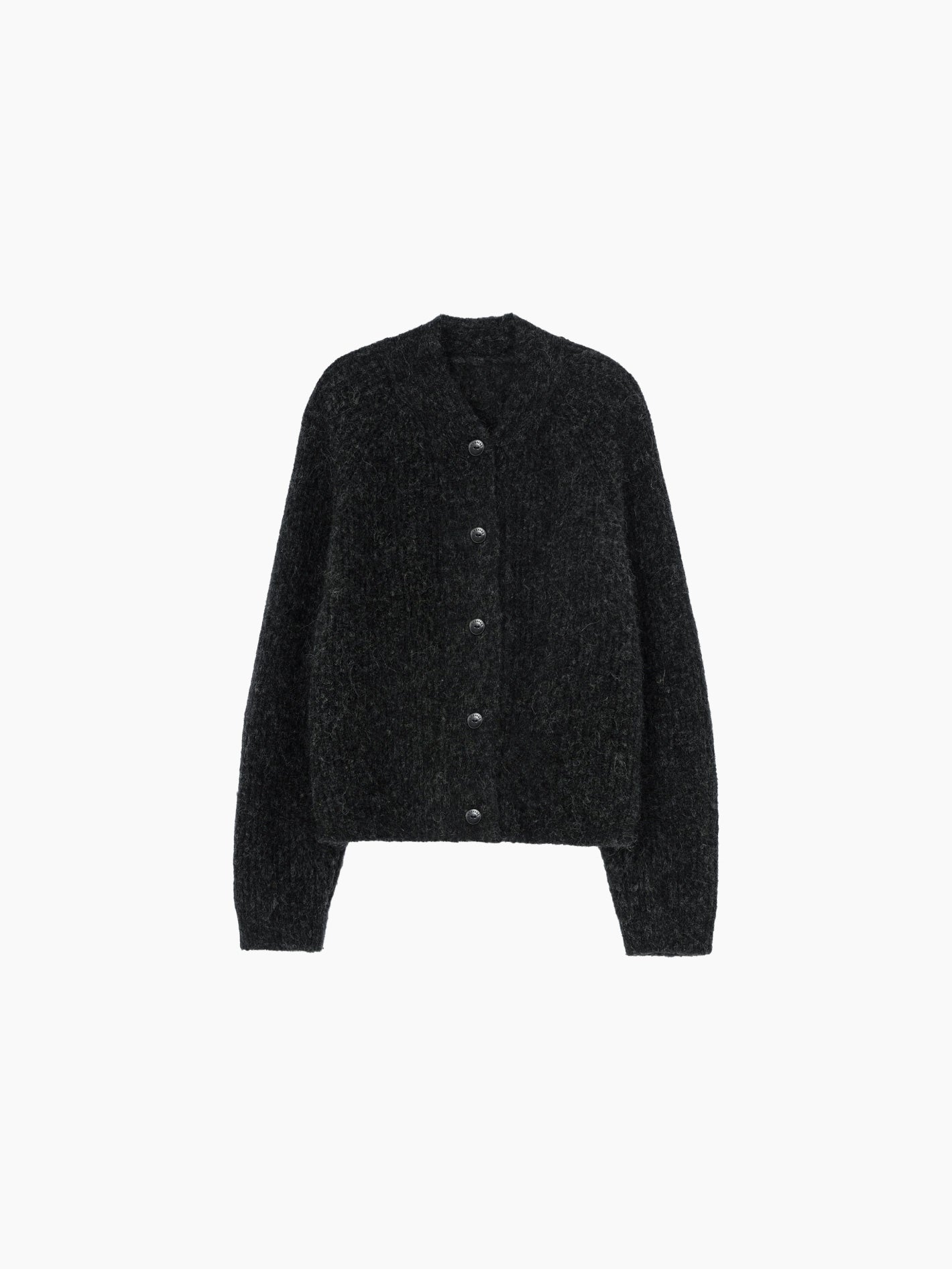 Baby Alpaca Cardigan Anthracite