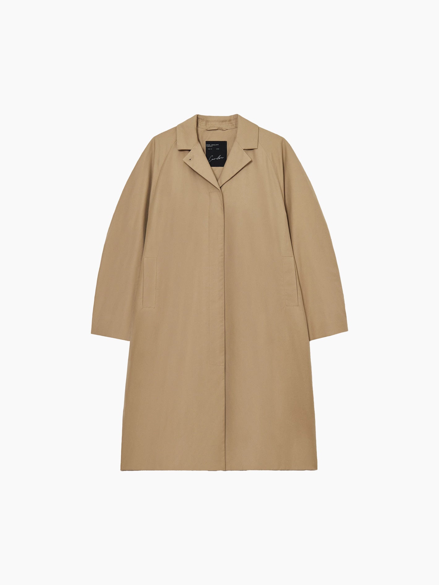 Balloon Trench Coat Camel