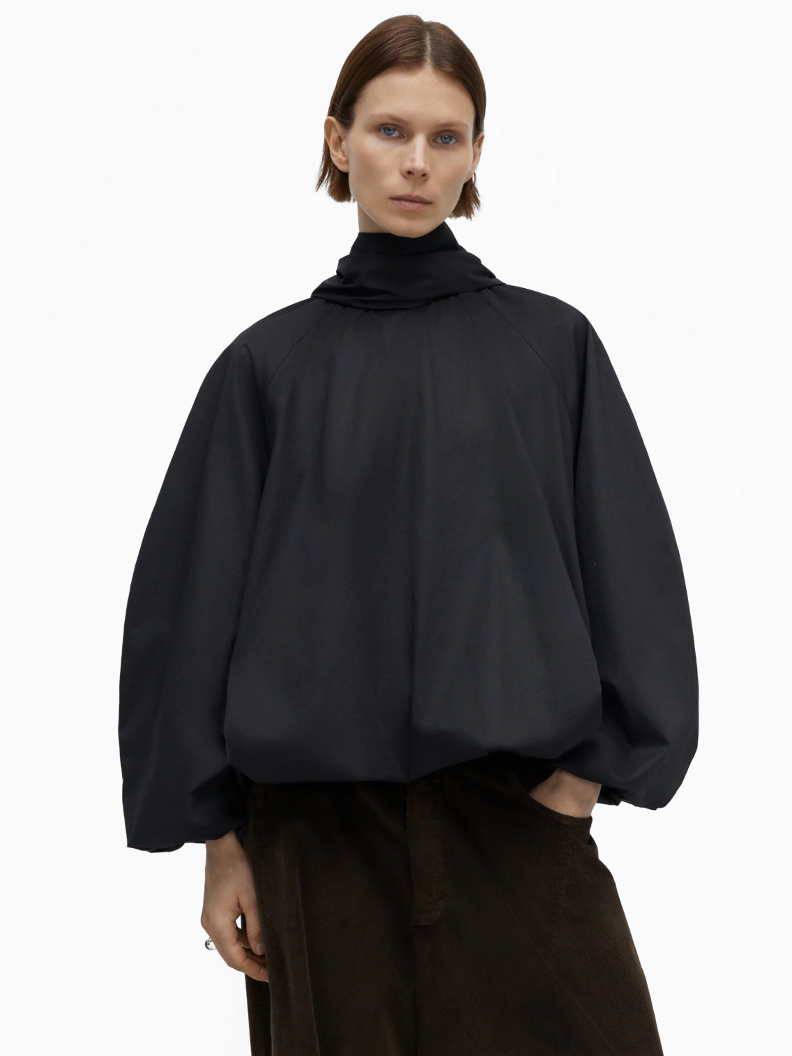 Bow Shirt Black