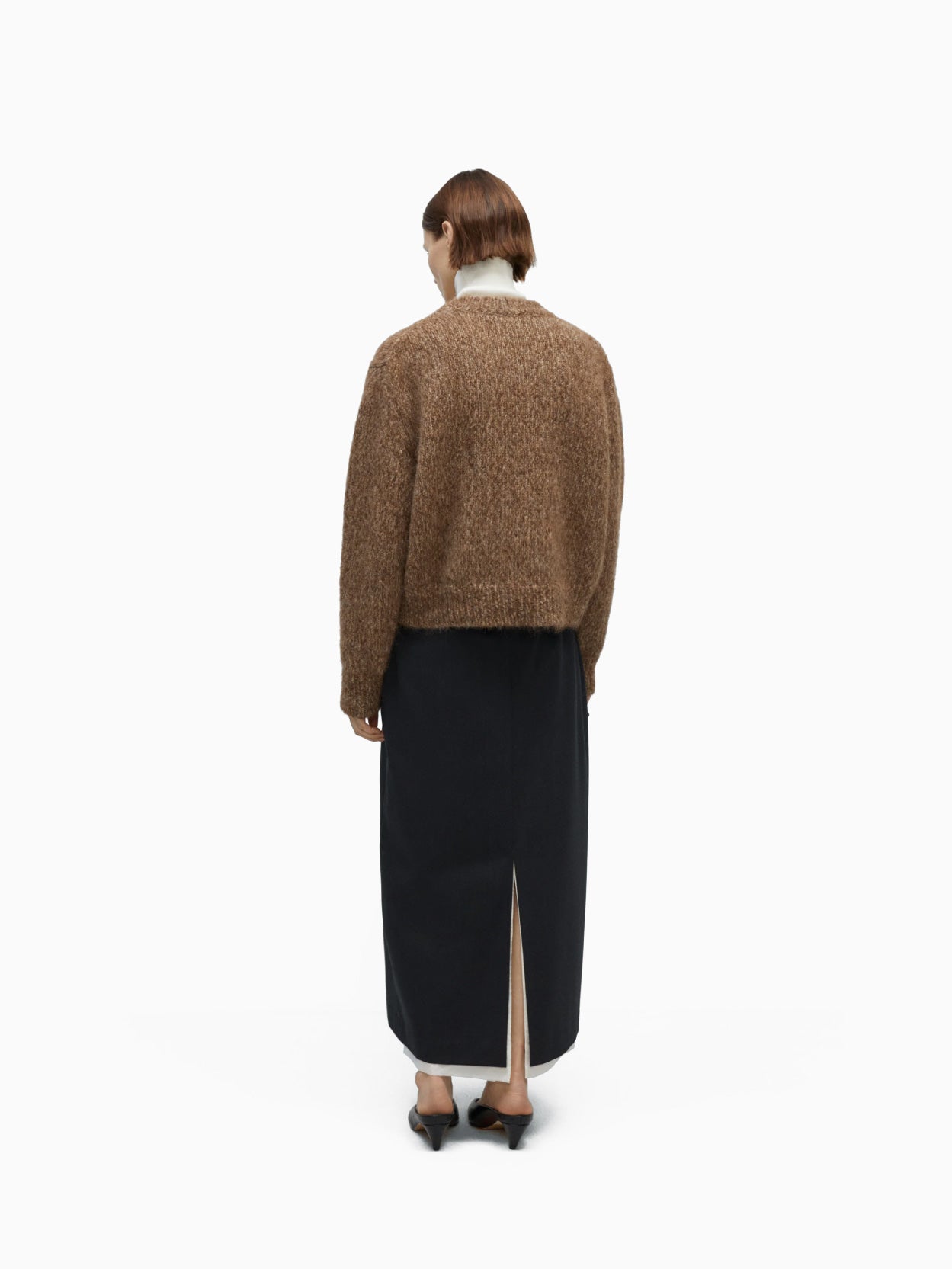 Chunky Sweater Brown Melange