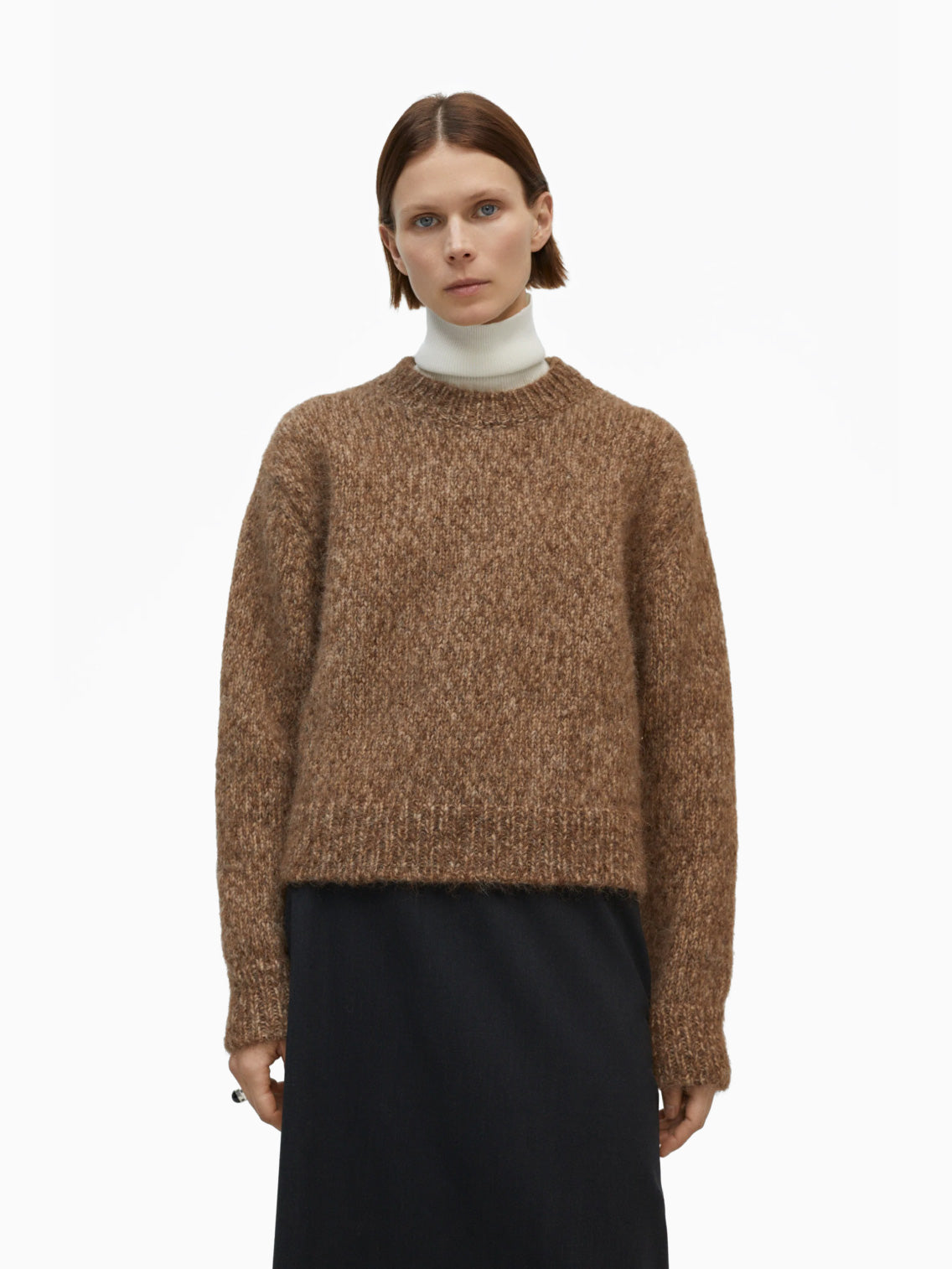 Chunky Sweater Brown Melange