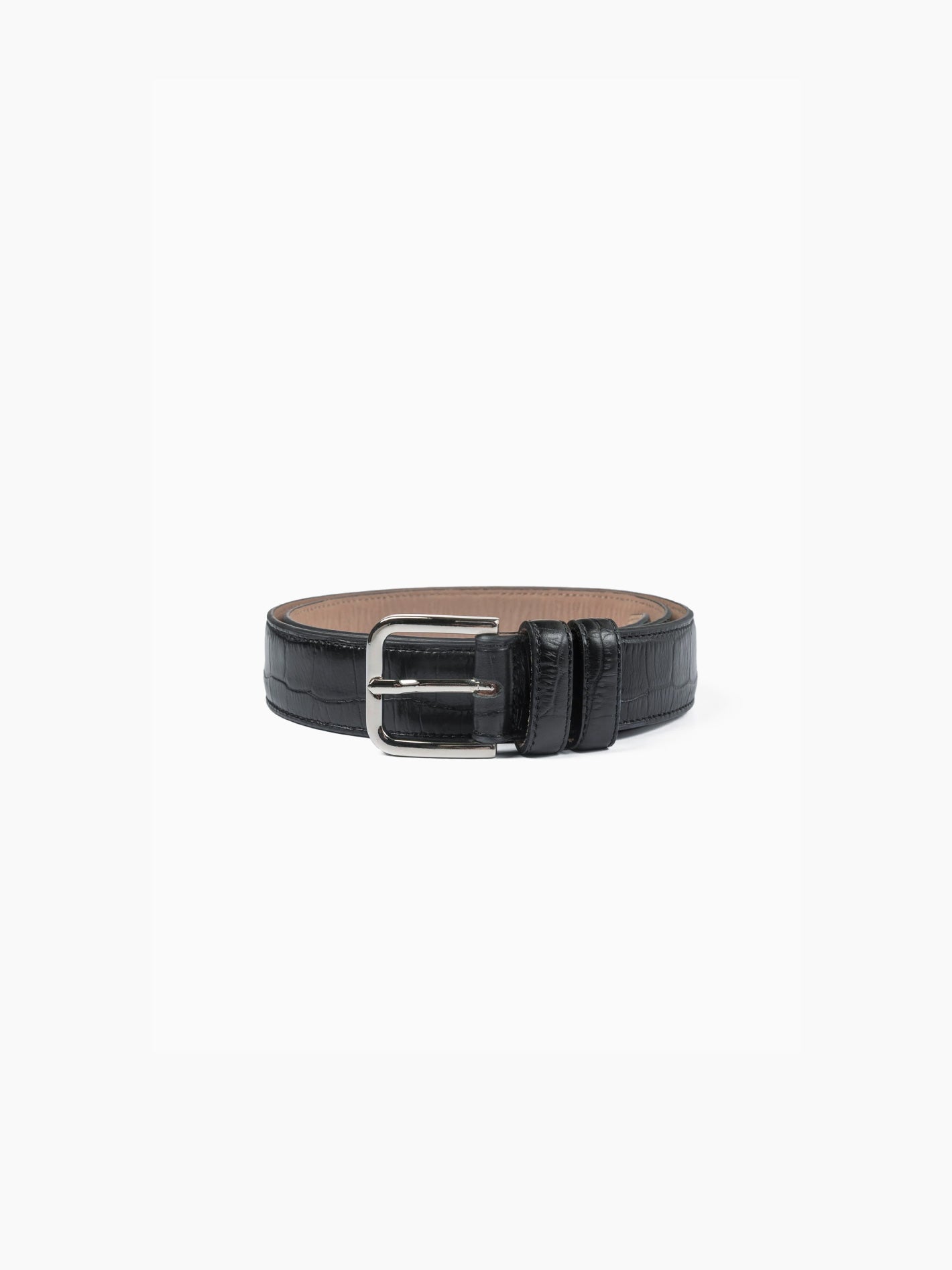 Classic Belt Black Crocodile