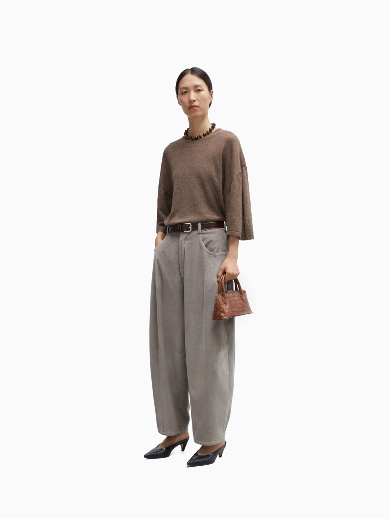 Corduroy Baggy Pants Cobblestone