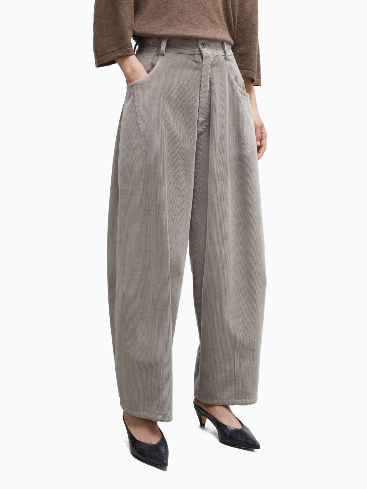 Corduroy Baggy Pants Cobblestone