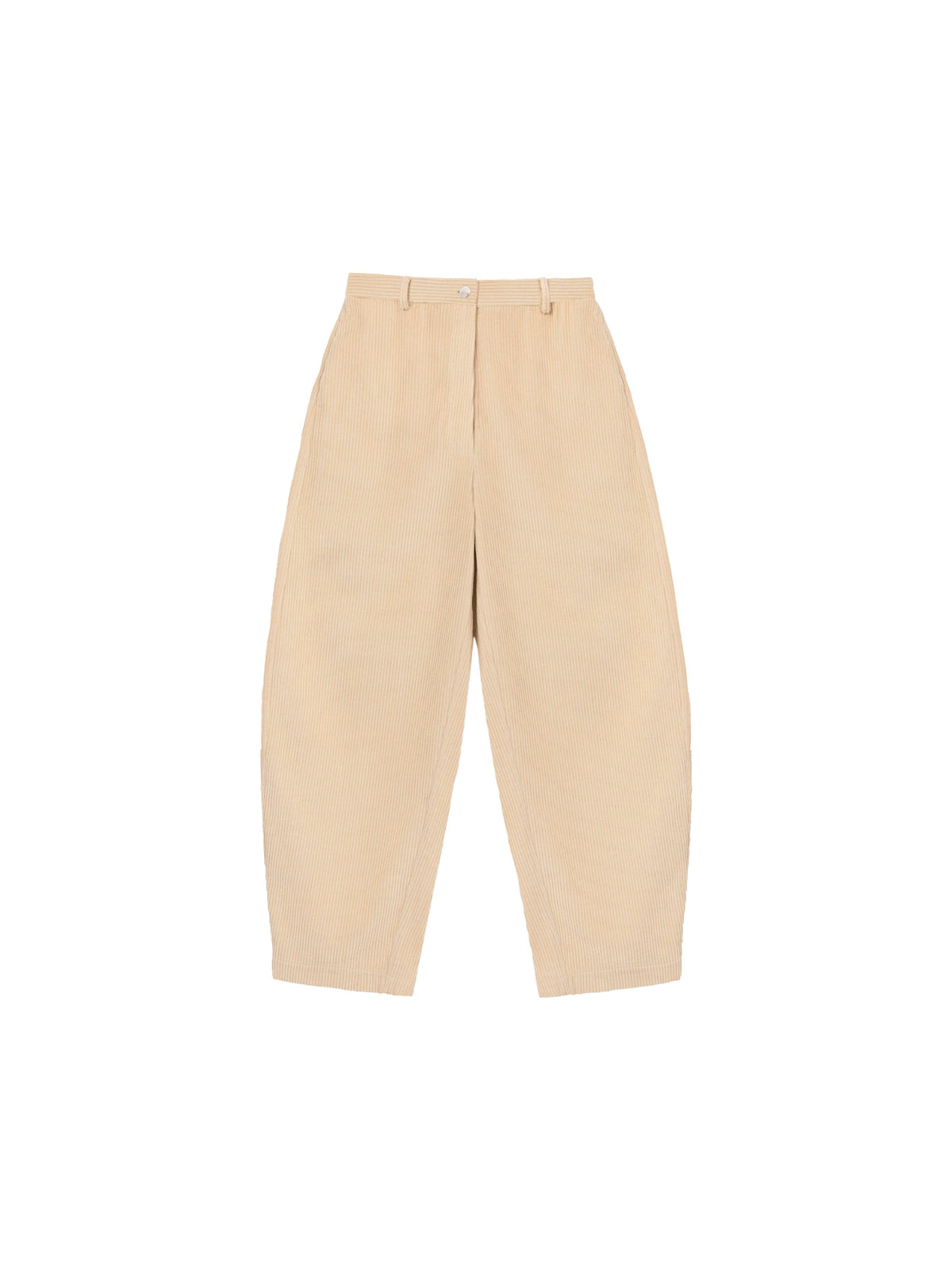 Corduroy Curved Pants Angora