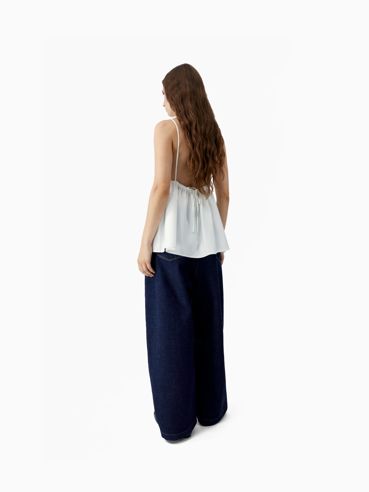 Cotton Embroidered Top White