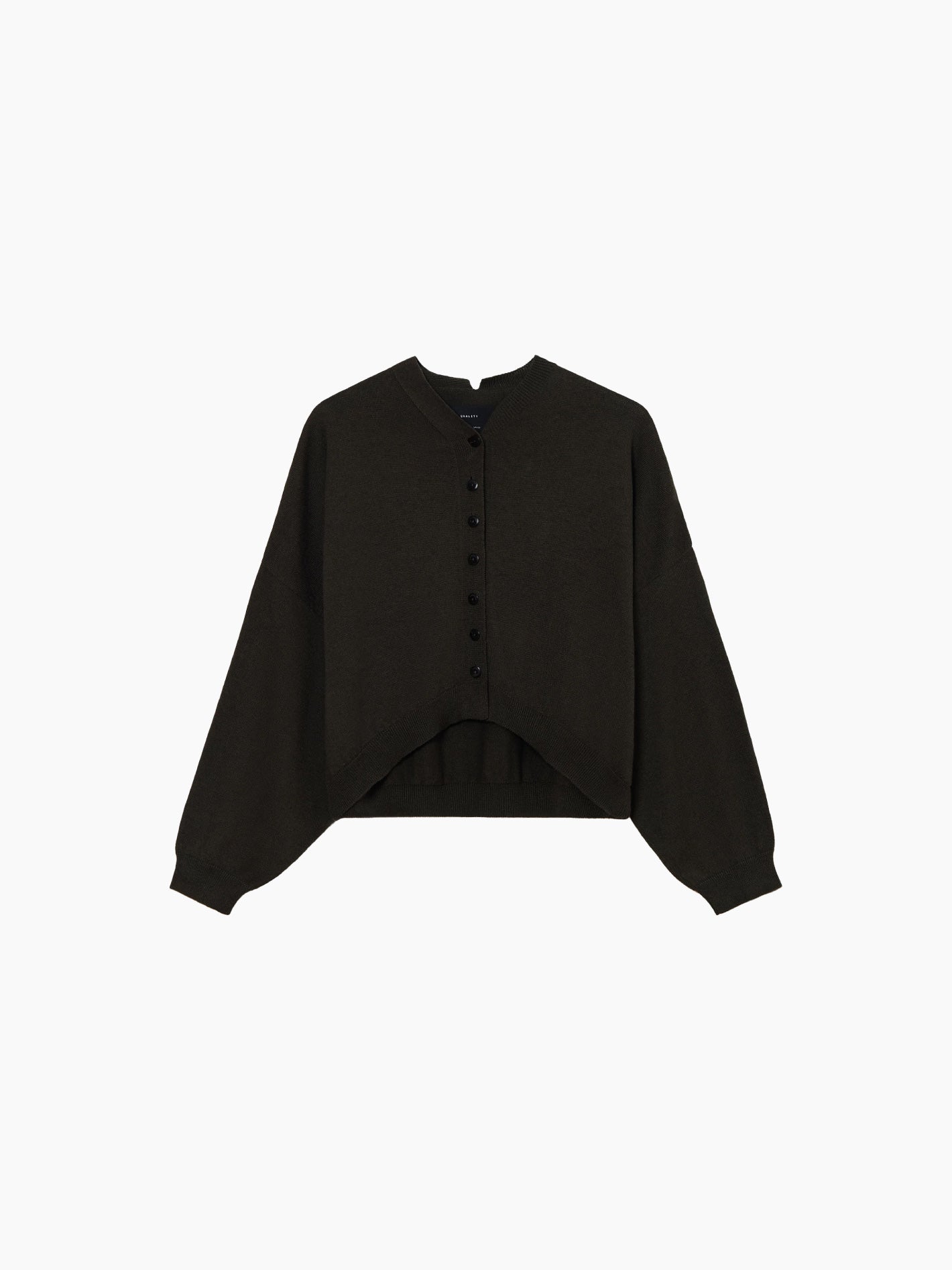 Cotton & Cashmere Cardigan Dark Moss