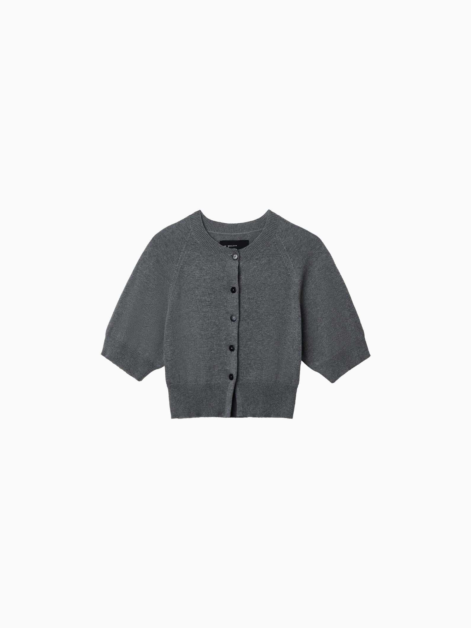 Cotton & Cashmere Top Grey