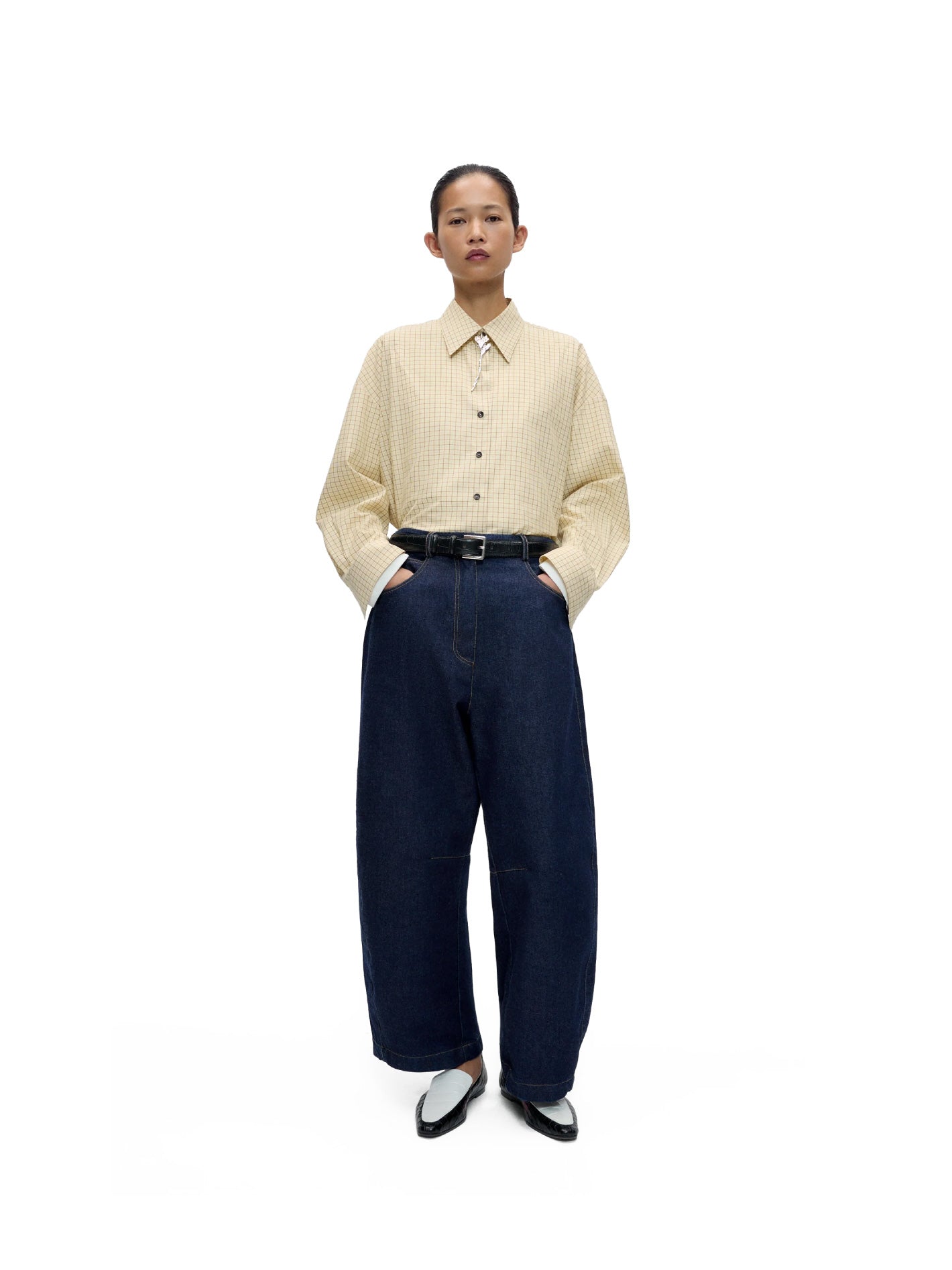 Curved Baggy Jeans