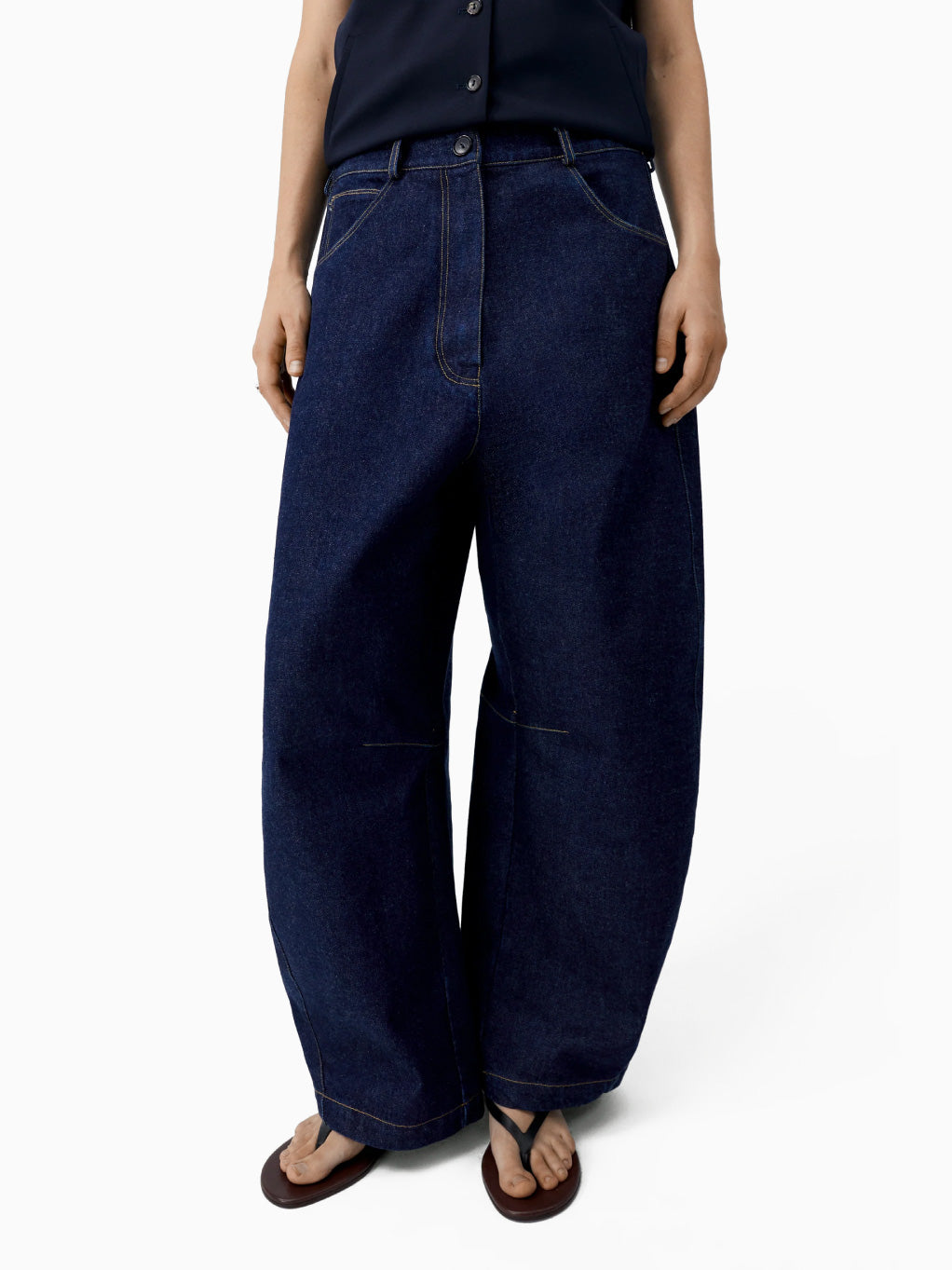 Curved Baggy Jeans