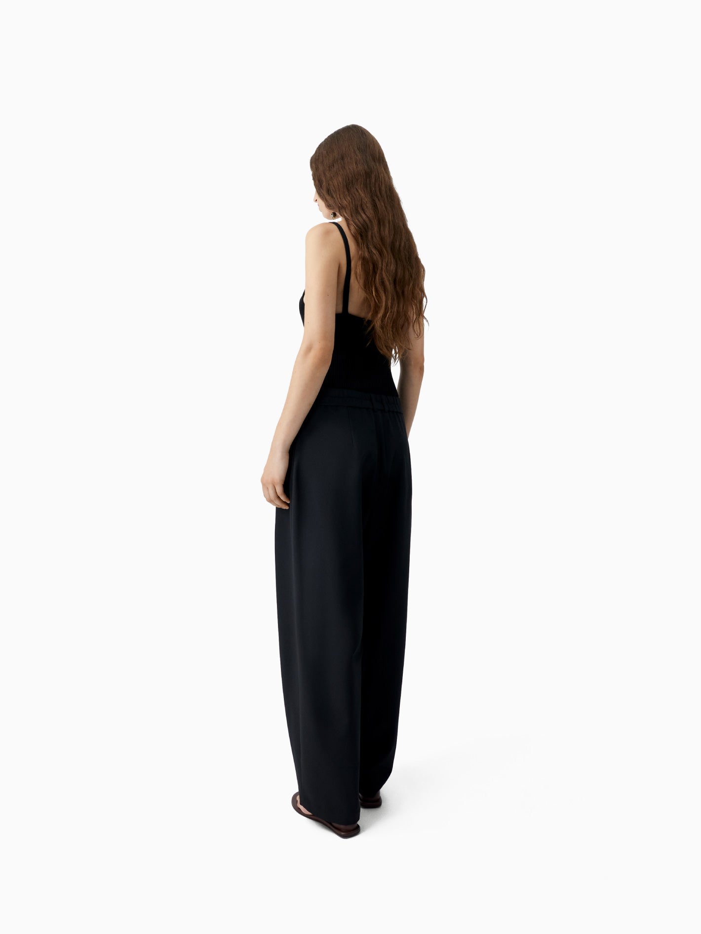 Cut-Out Top Black