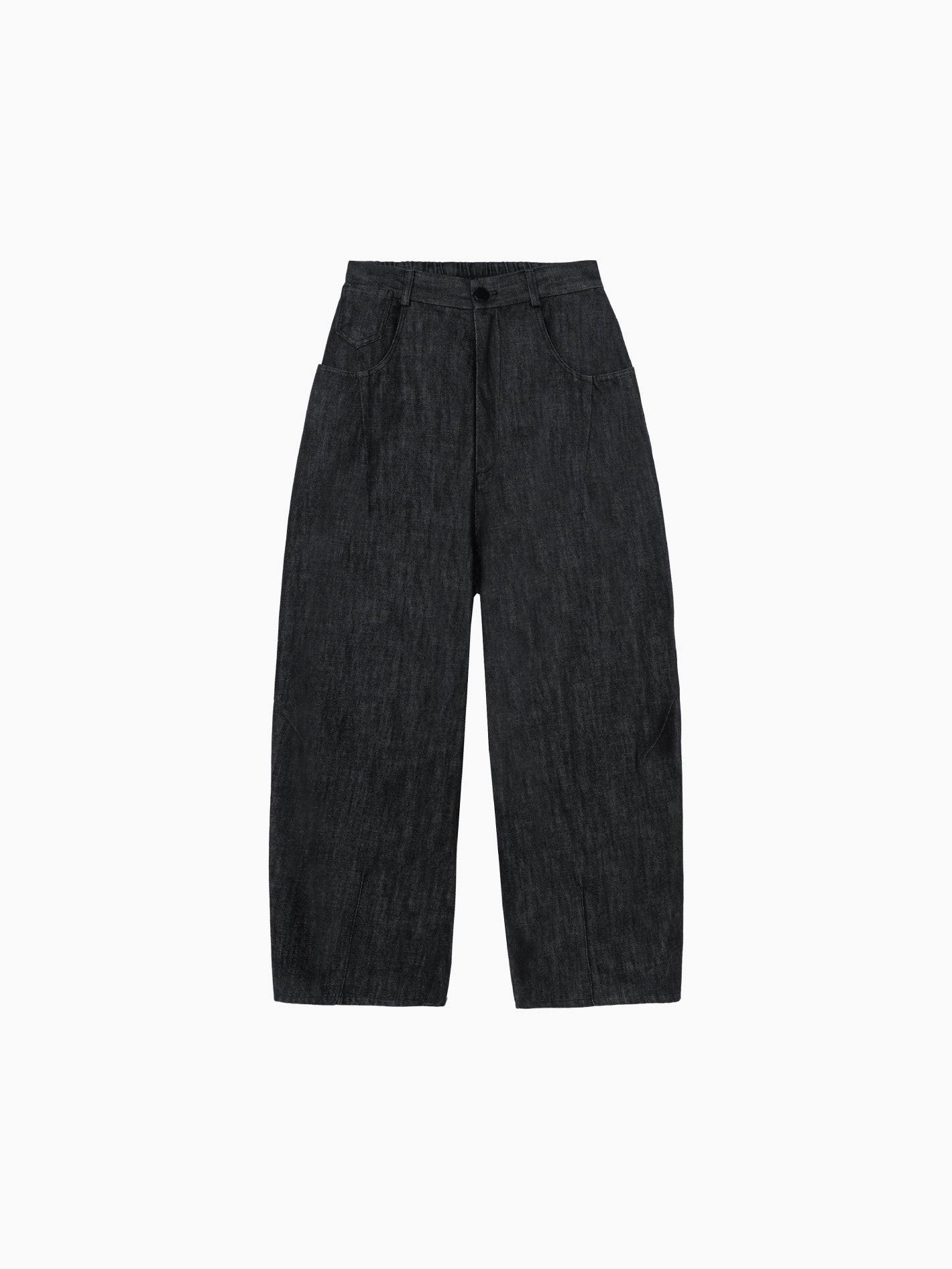 Denim Baggy Pants Black