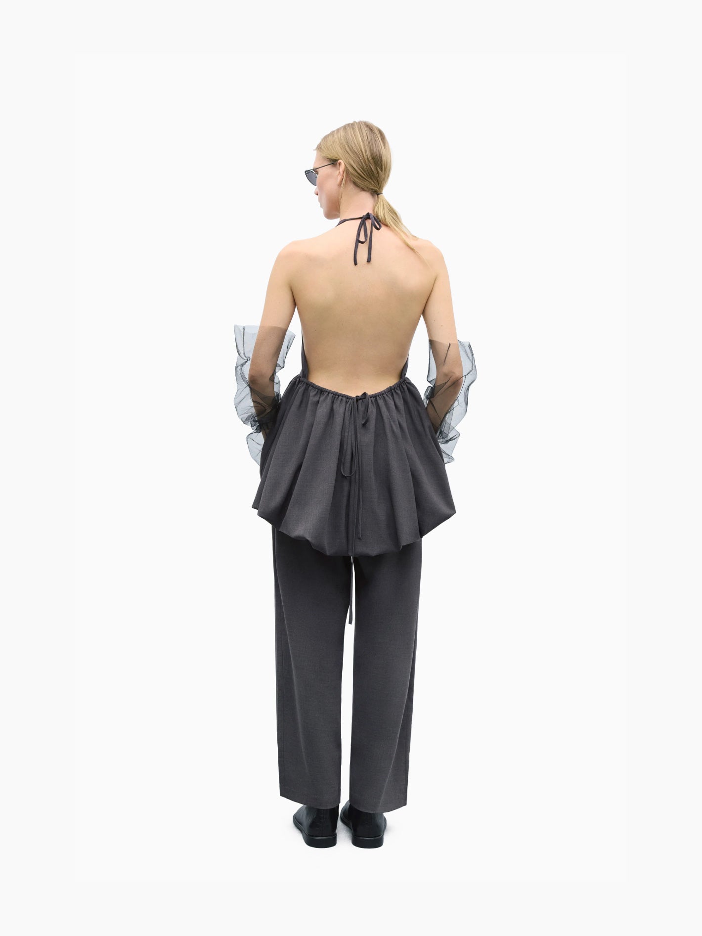 Halter Dress Grey