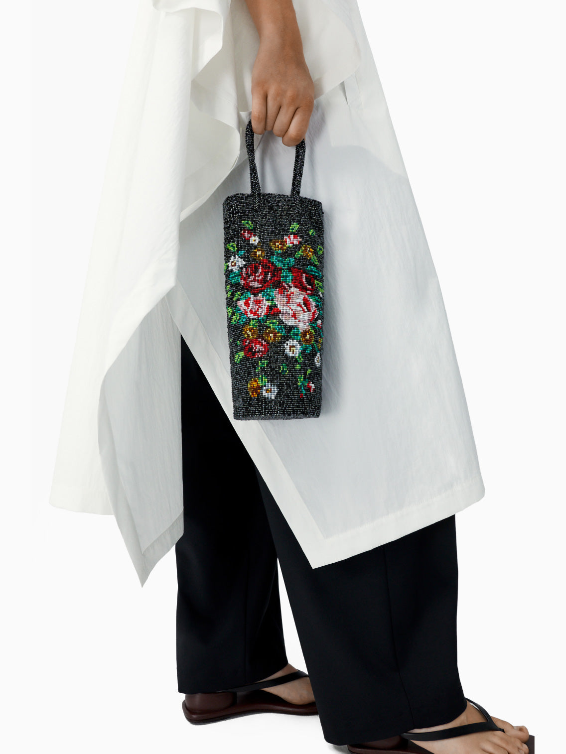 Handmade Beaded Bag Rosas