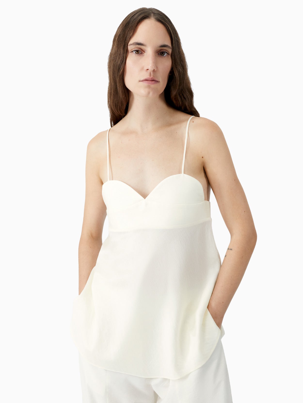 Heart Shaped Top Marfil