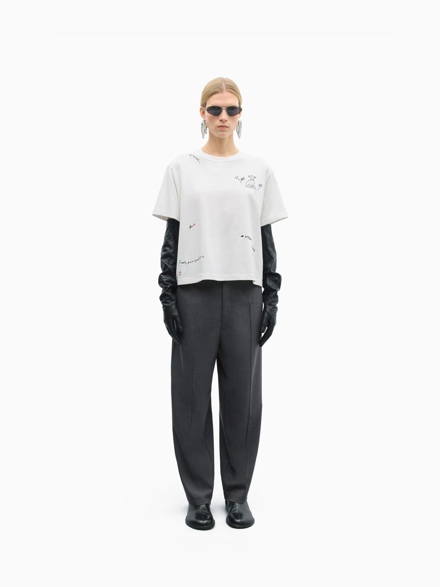 Instante Embroidered T-Shirt White