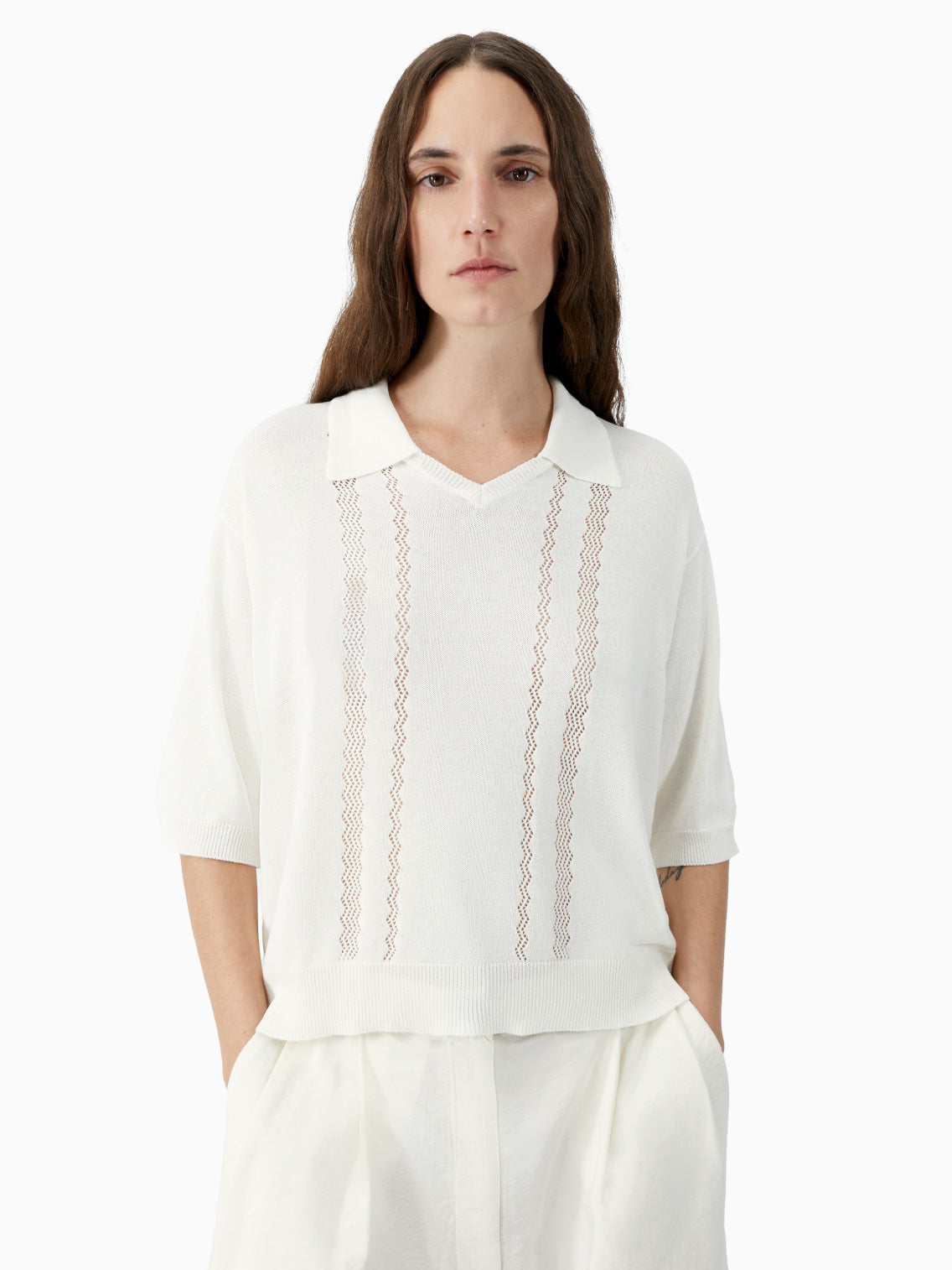 Lace Polo Garza
