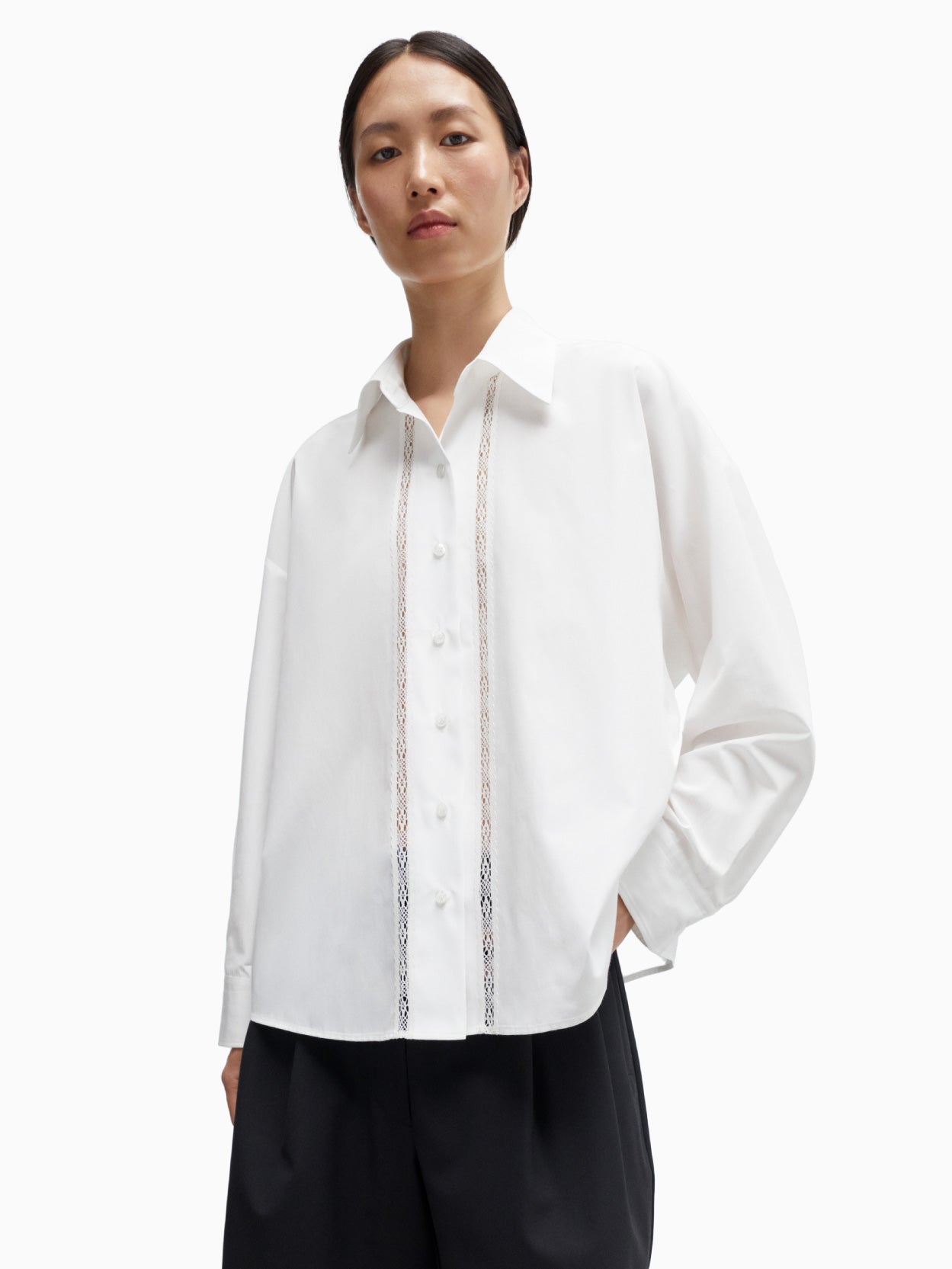 Lace Shirt White