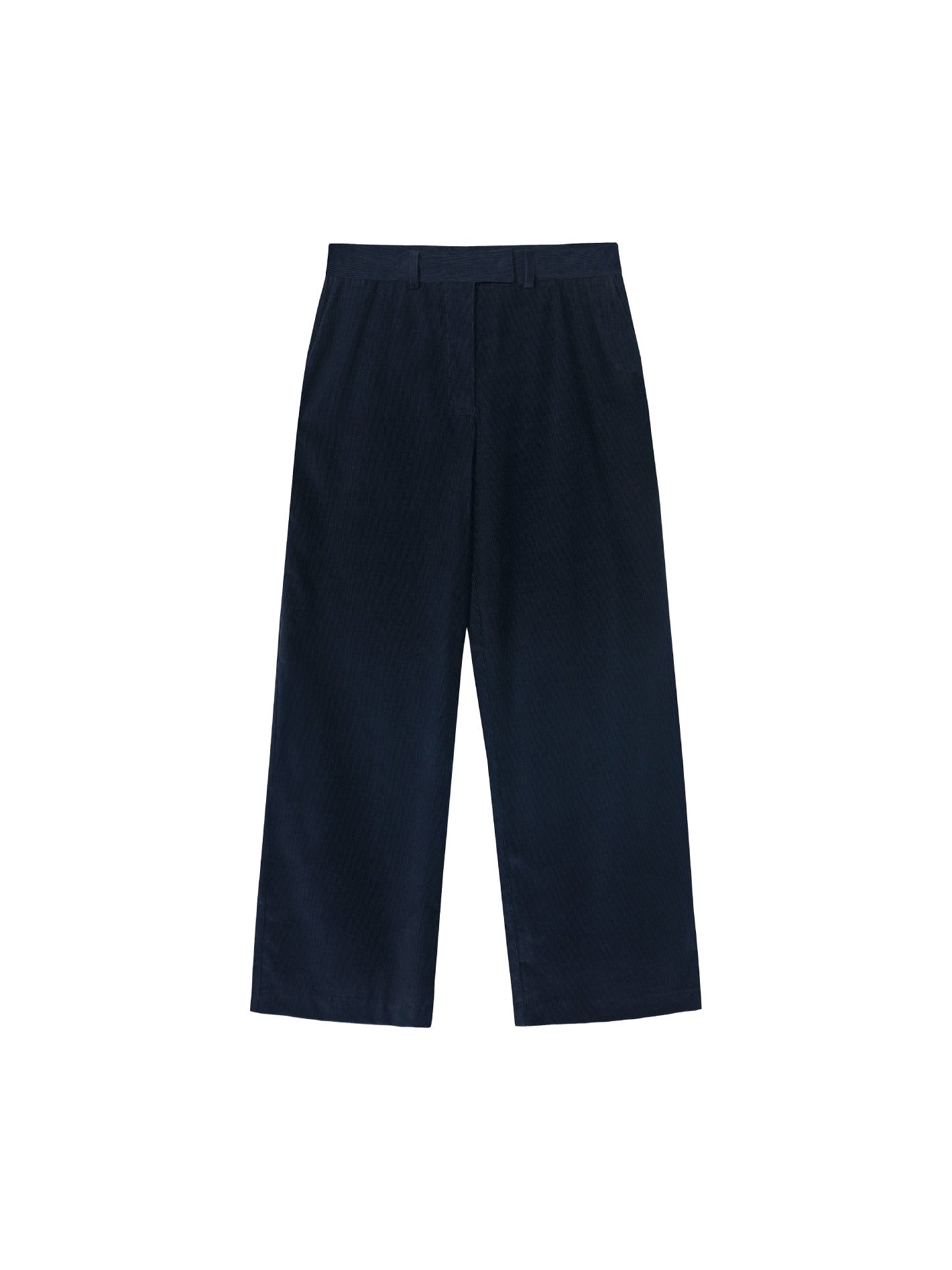 Low Rise Corduroy Pants Navy