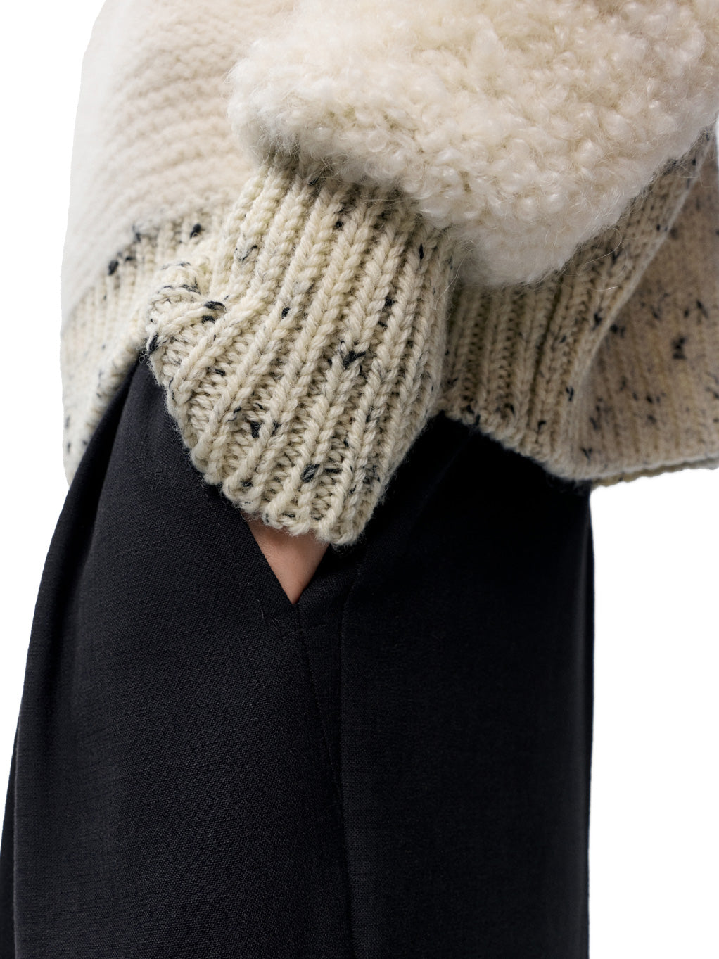 Marled Zip Cardigan