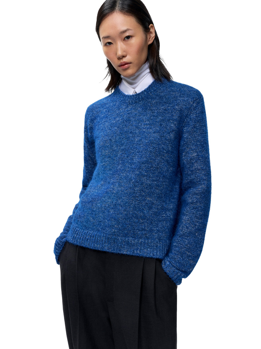Melange Sweater Blue