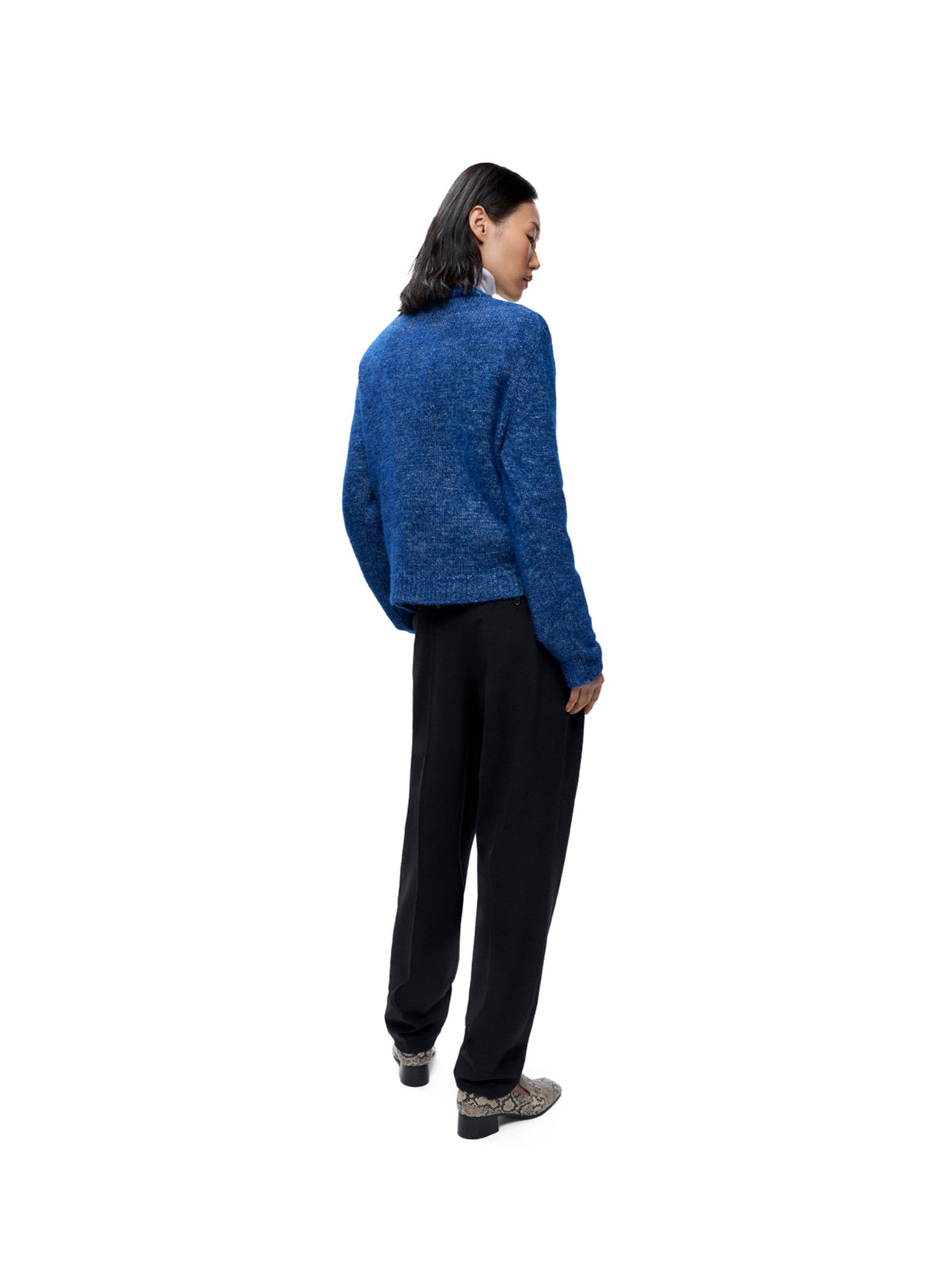Melange Sweater Blue