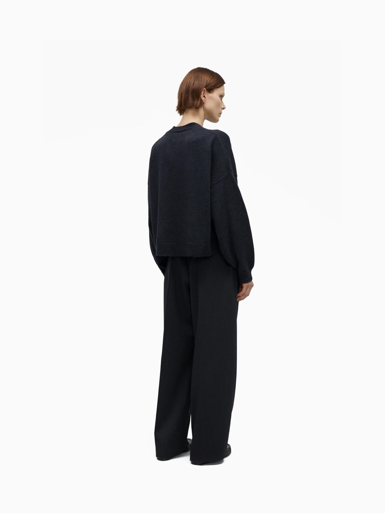 Merino Wool Cardigan Anthracite