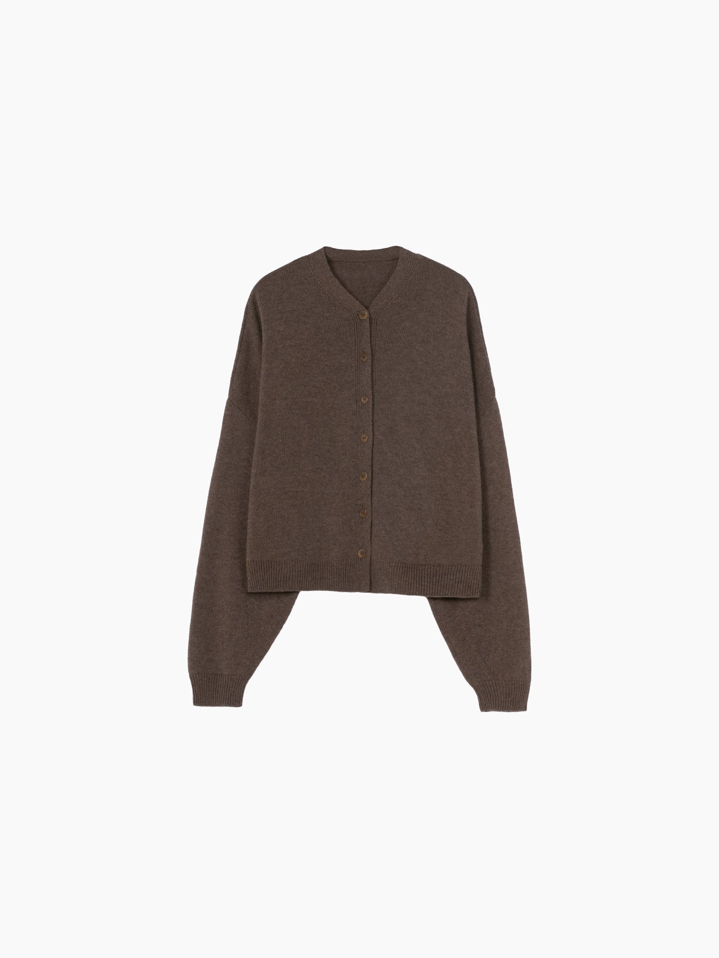 Merino Wool Cardigan Taupe