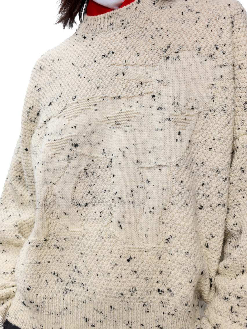 Merino Wool Marled Cordera Sweater