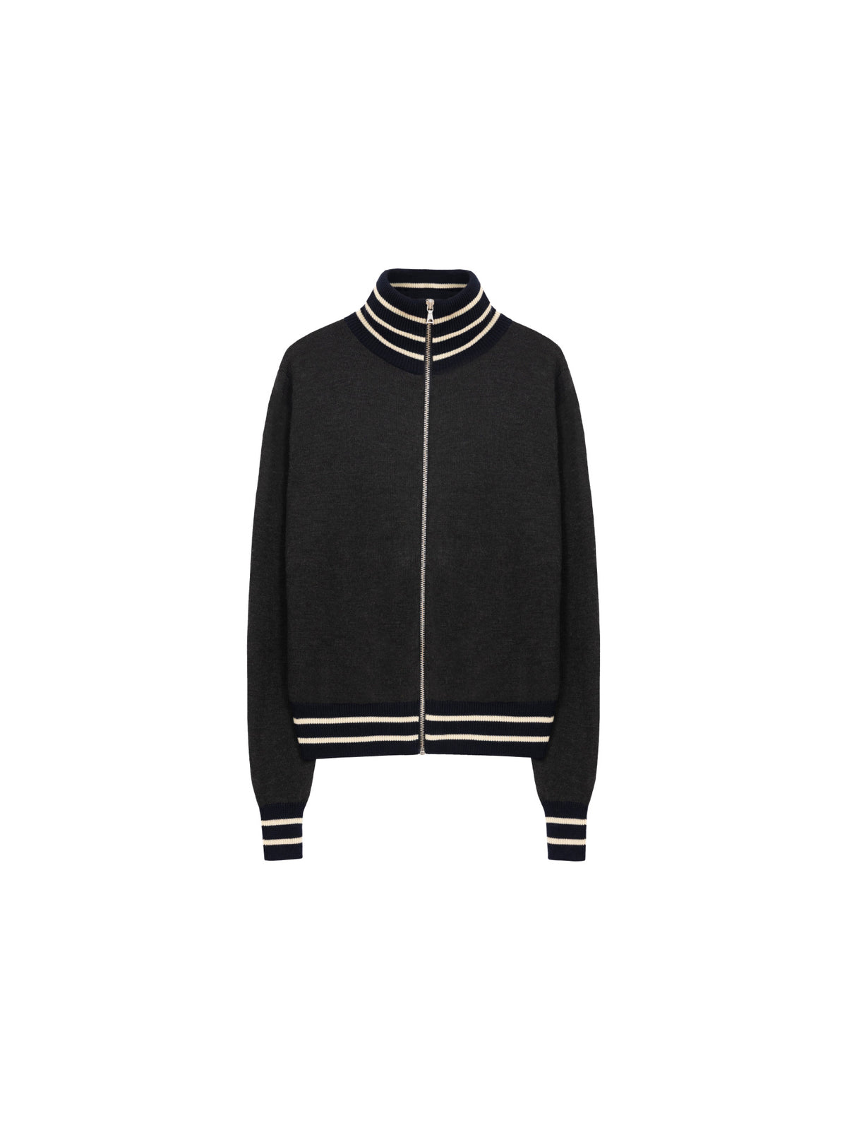 Merino Wool Sporty Cardigan