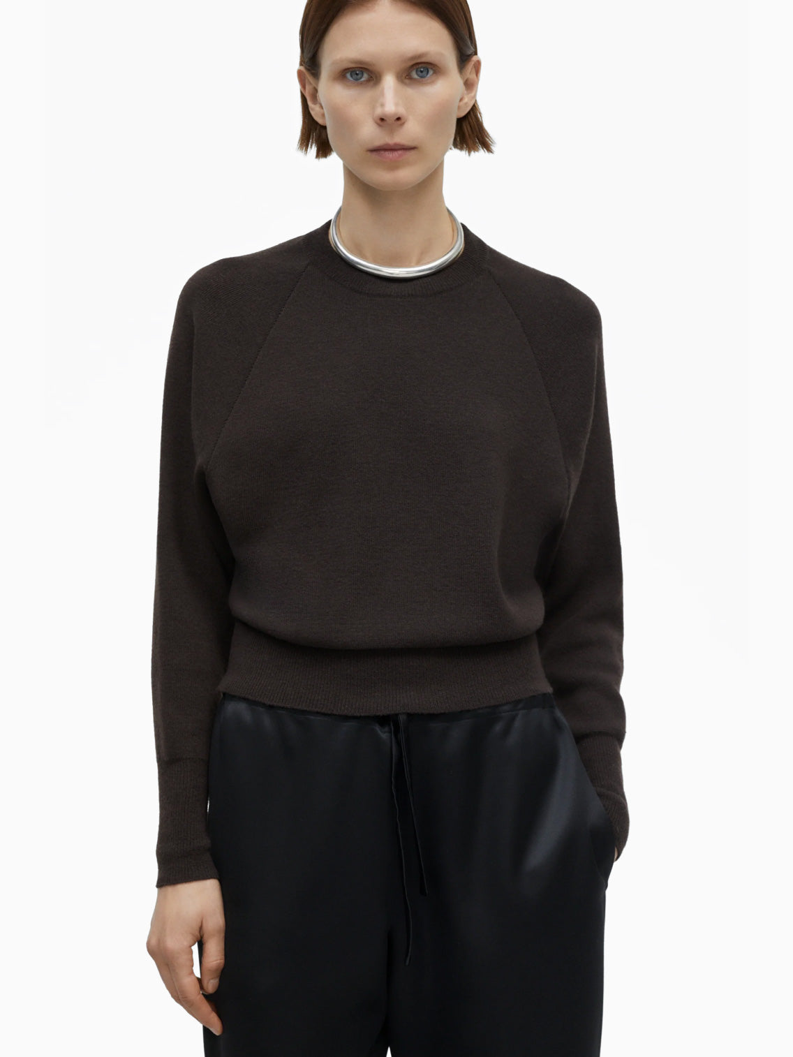 Merino & Cashmere Sweater Brown