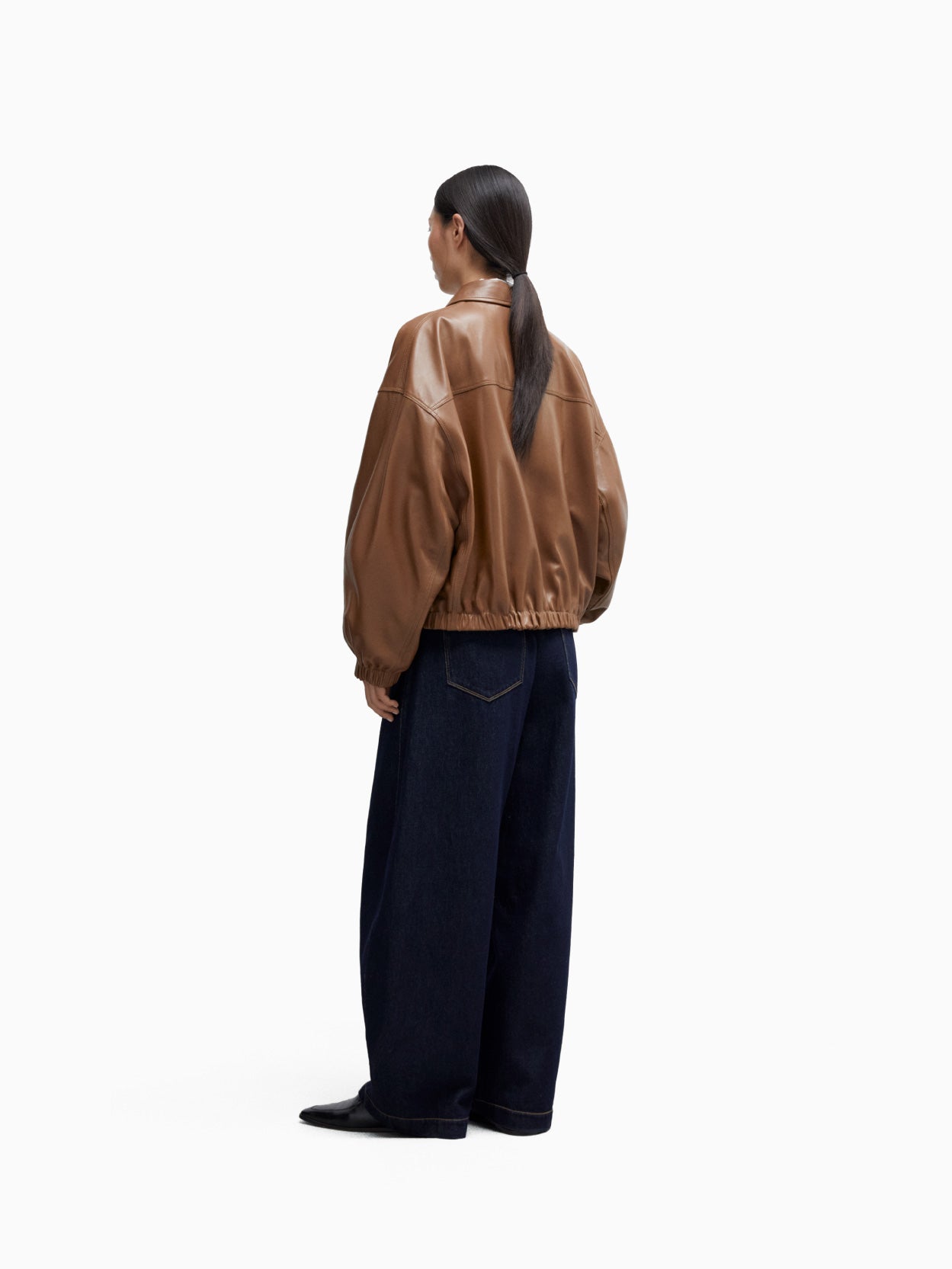 Nappa Bomber Jacket Tan